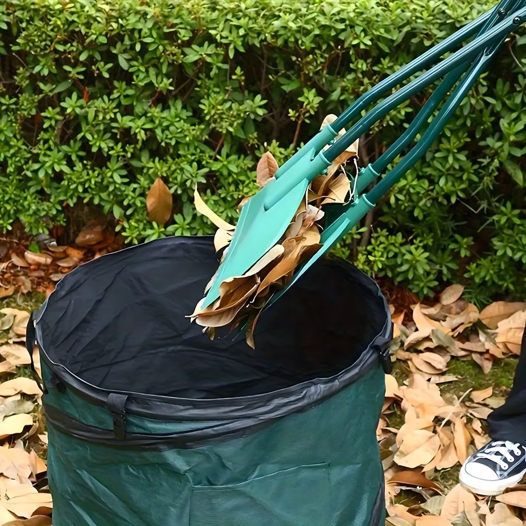 Ergonomic Leaf Grabber Rake for Leaf Collection