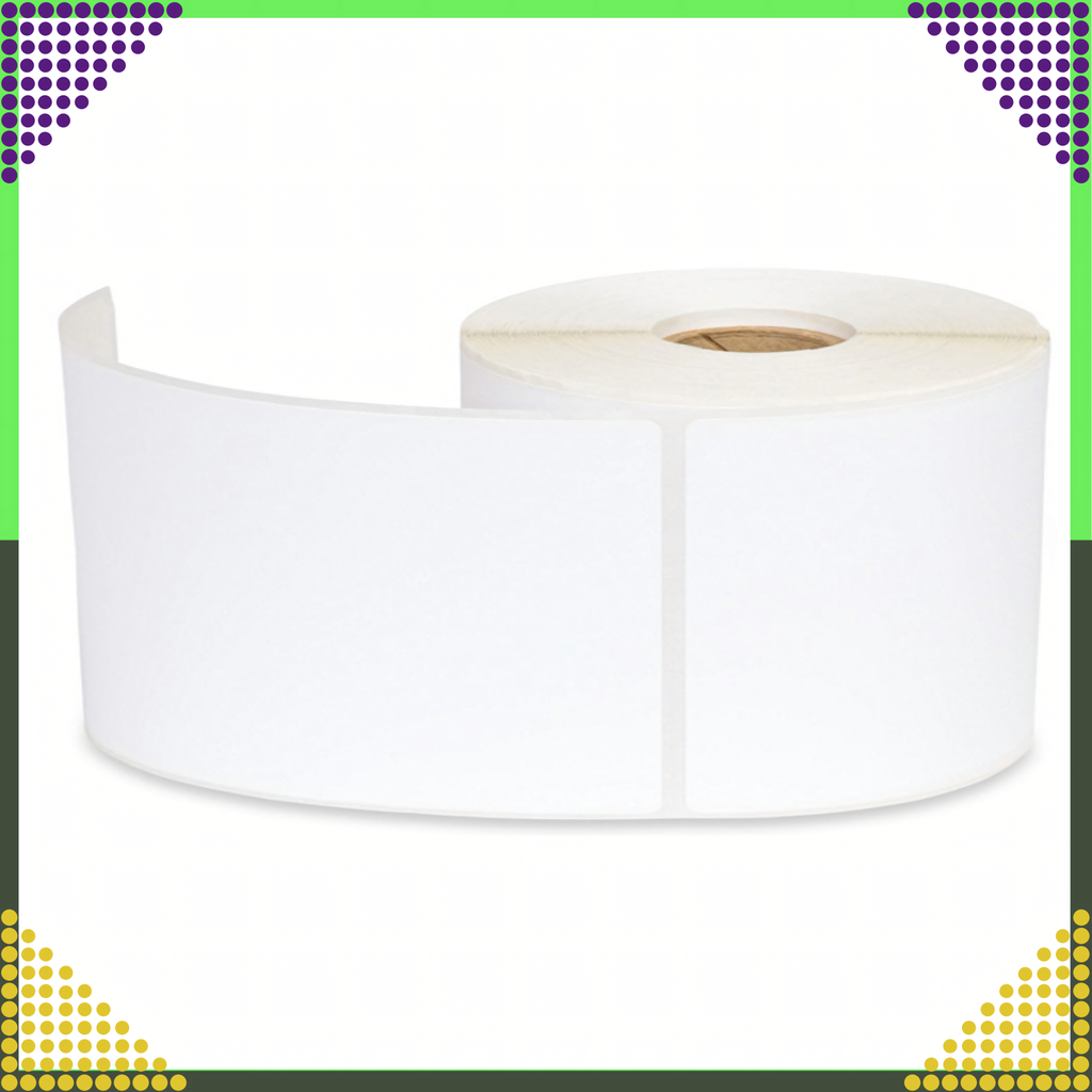 1008 x rullid isekleepuvad sildid valge 100x150 mm perforatsioon rullis 500 tk