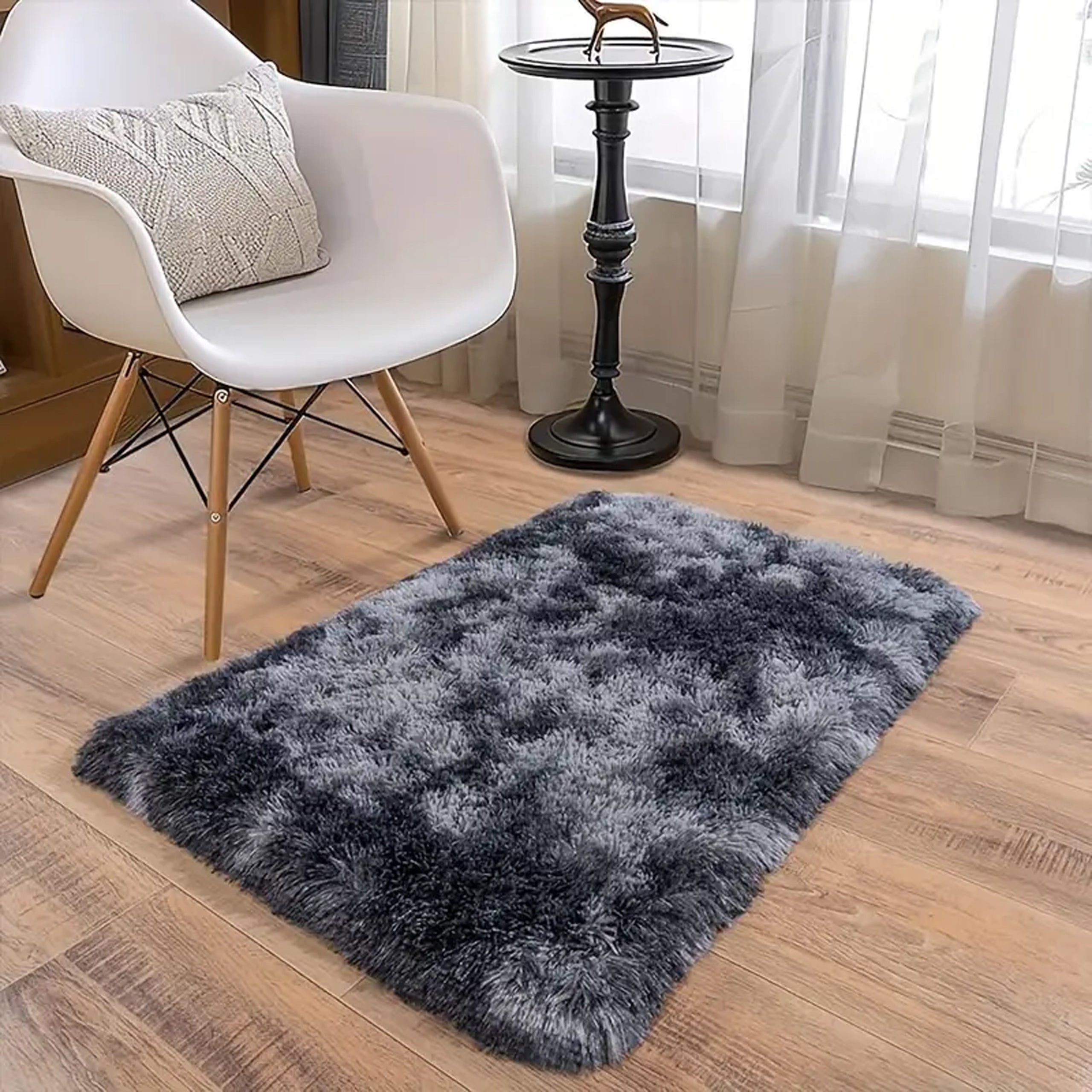 360x Plush Soft Shaggy Dense Woolly Fluffy Carpet for Living Room 120x80cm