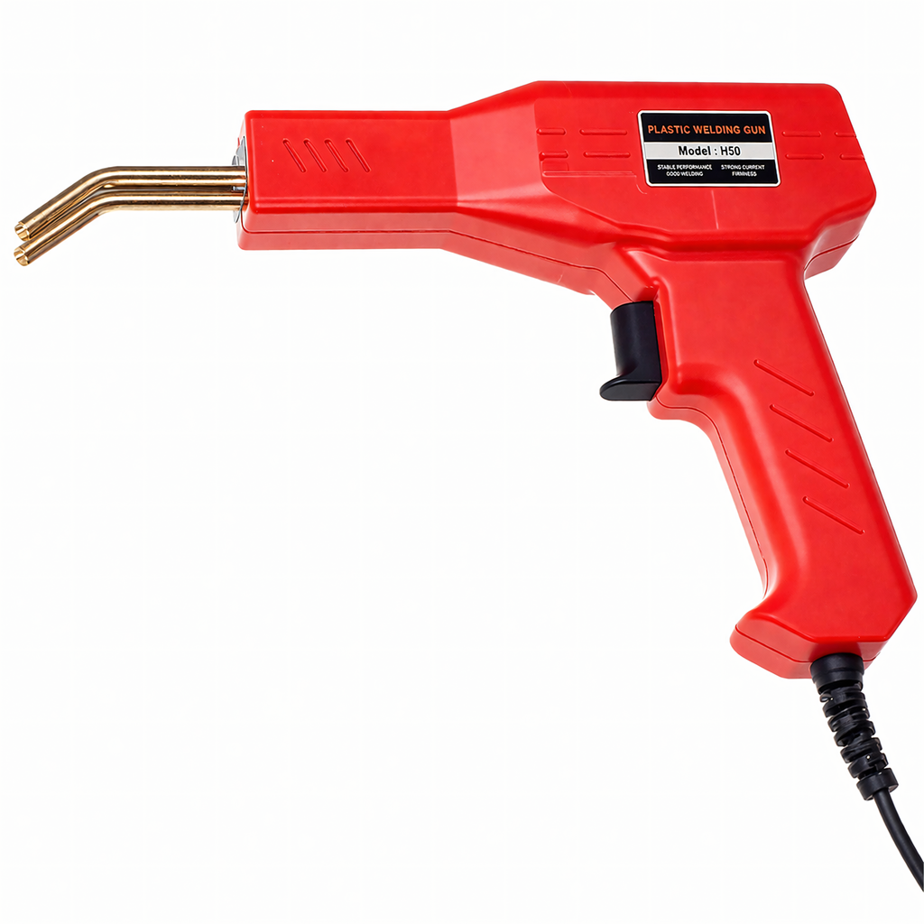 Plastikeevituse komplekt klambripüstoli, jootekolvi, klambrite ja tangidega