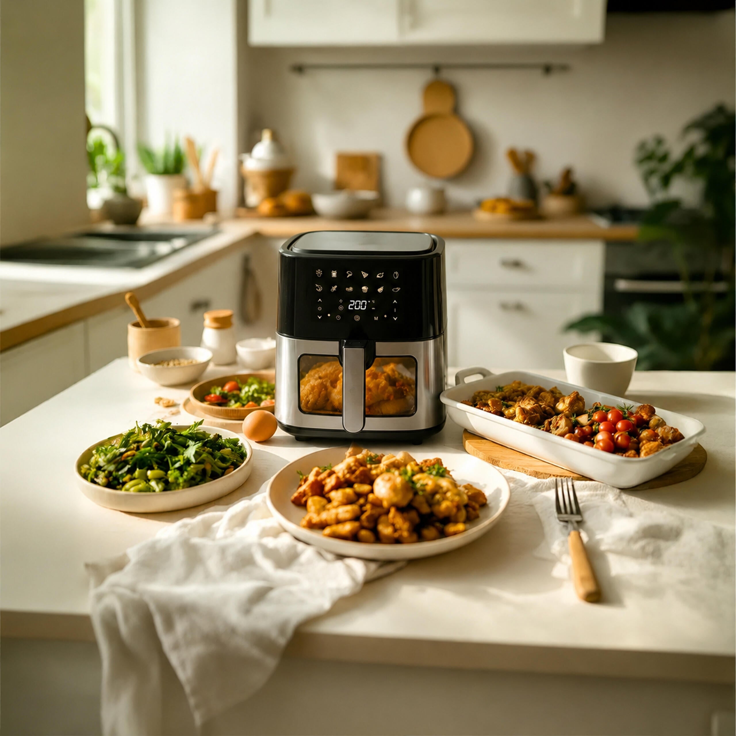 30x Air Fryer 6L 1500W with 12 Programs