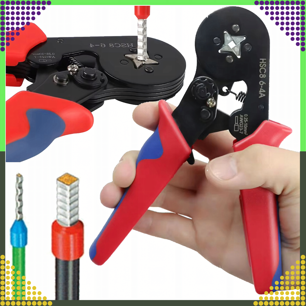 Pressimistangid kaabliotsahülsside jaoks 0.25-10mm²