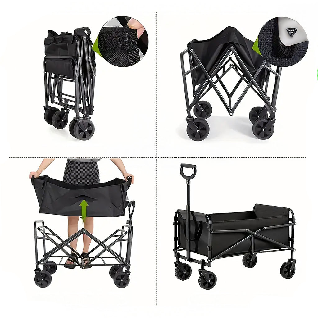 Turisti rannatranspordi käru aeda, kokkupandav, matkale, kalastamiseks, 100 kg