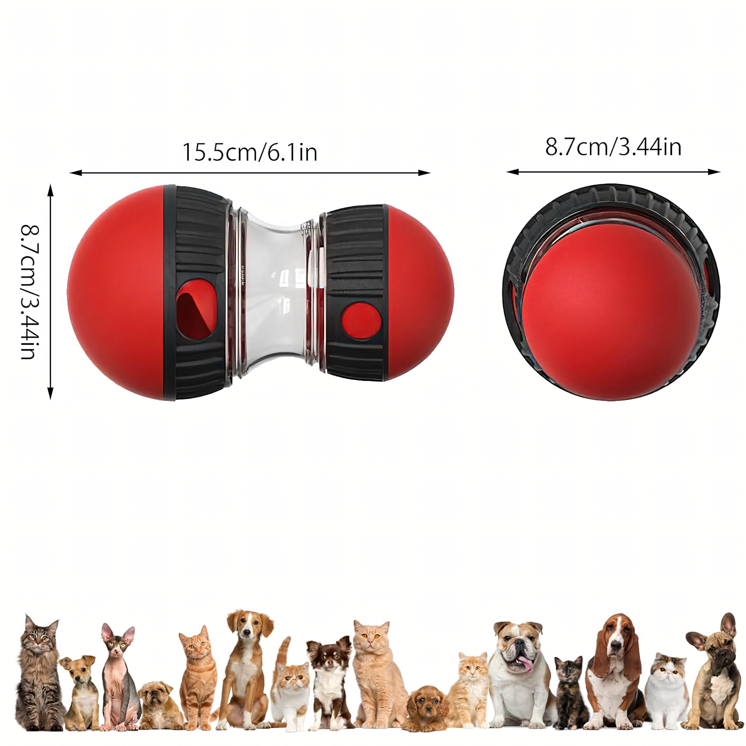 Interaktiivne aeglustav koera söötmise maiusejaotur mänguasi