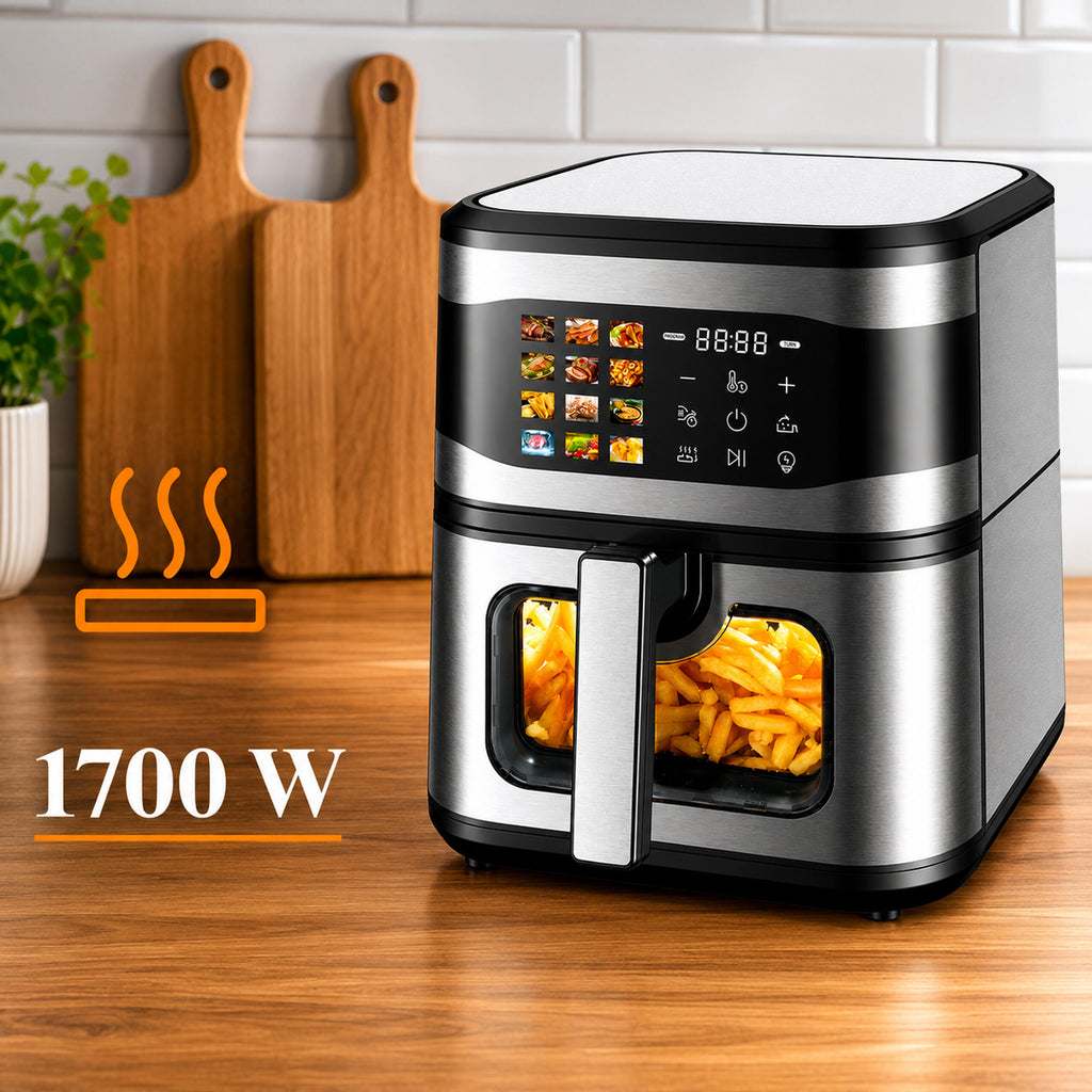 30x Air Fryer 8L 1700W with 12 Cooking Programs