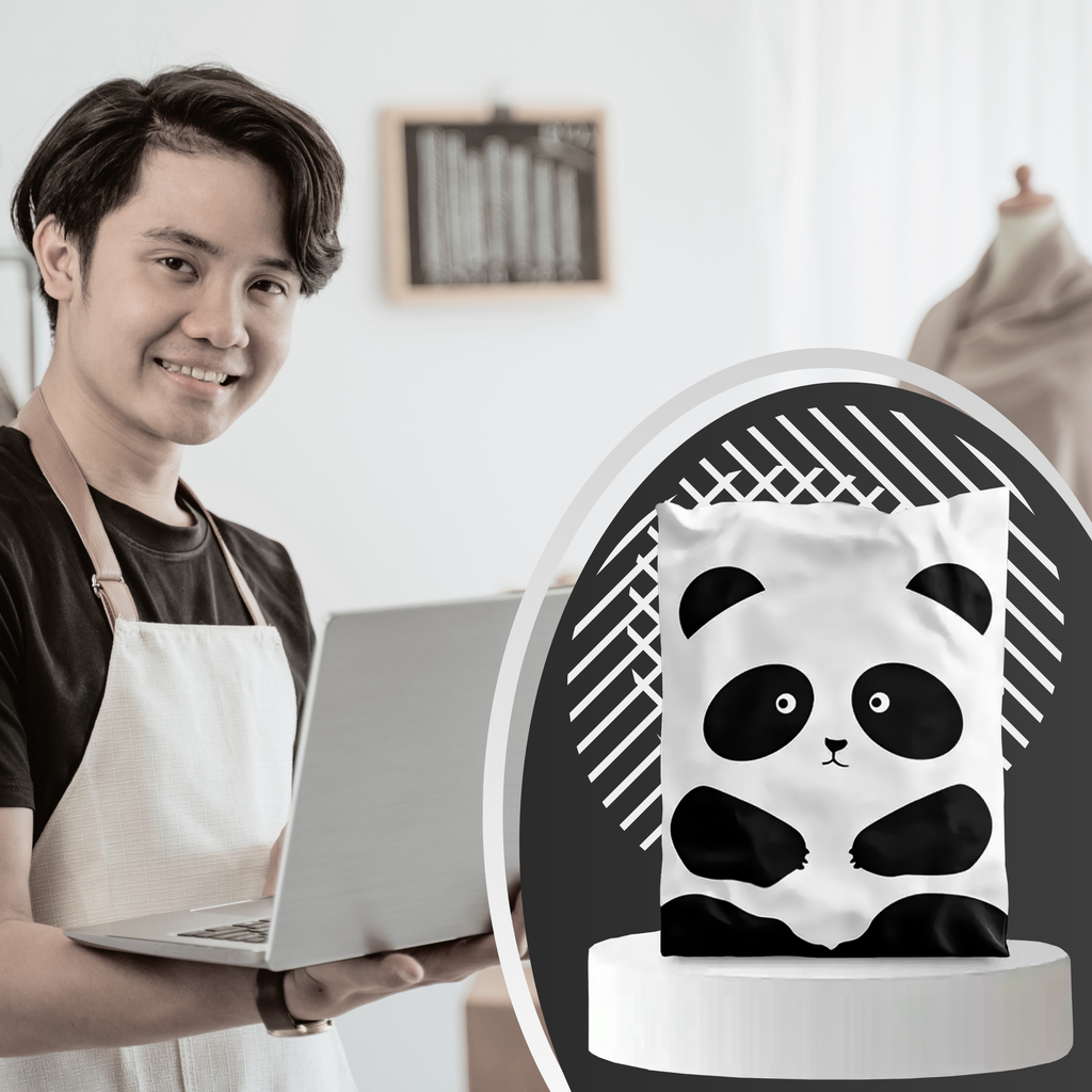 Tugevad kullerposti kotid 255x370 mm Panda 50 tk