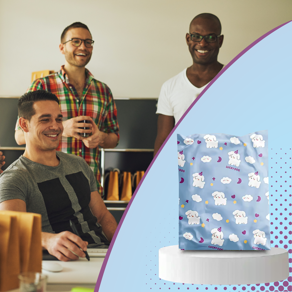 KULLERI FOOLIUMPAKID TUGEVAD FOOLIUMÜMBRIKUD 380X520 LUCKY DOG 50 tk