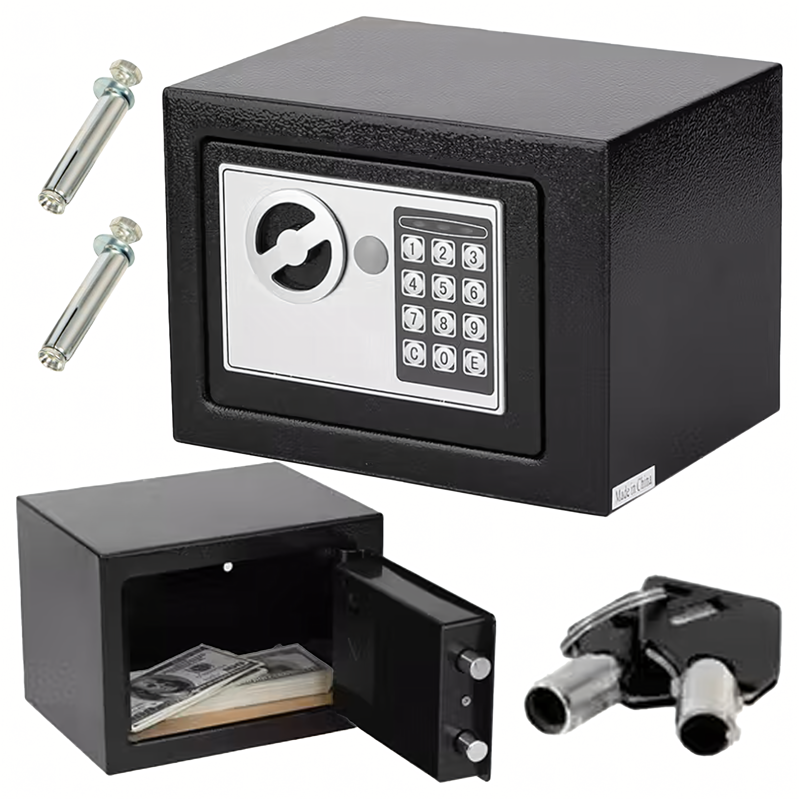 Kodukontori seif elektroonilise koodlukuga seif