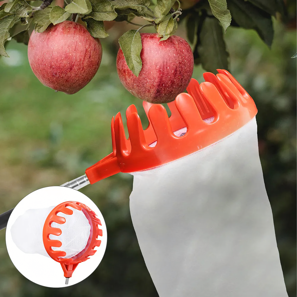 Puuviljakorv õunte ja teiste puuviljade korjamiseks