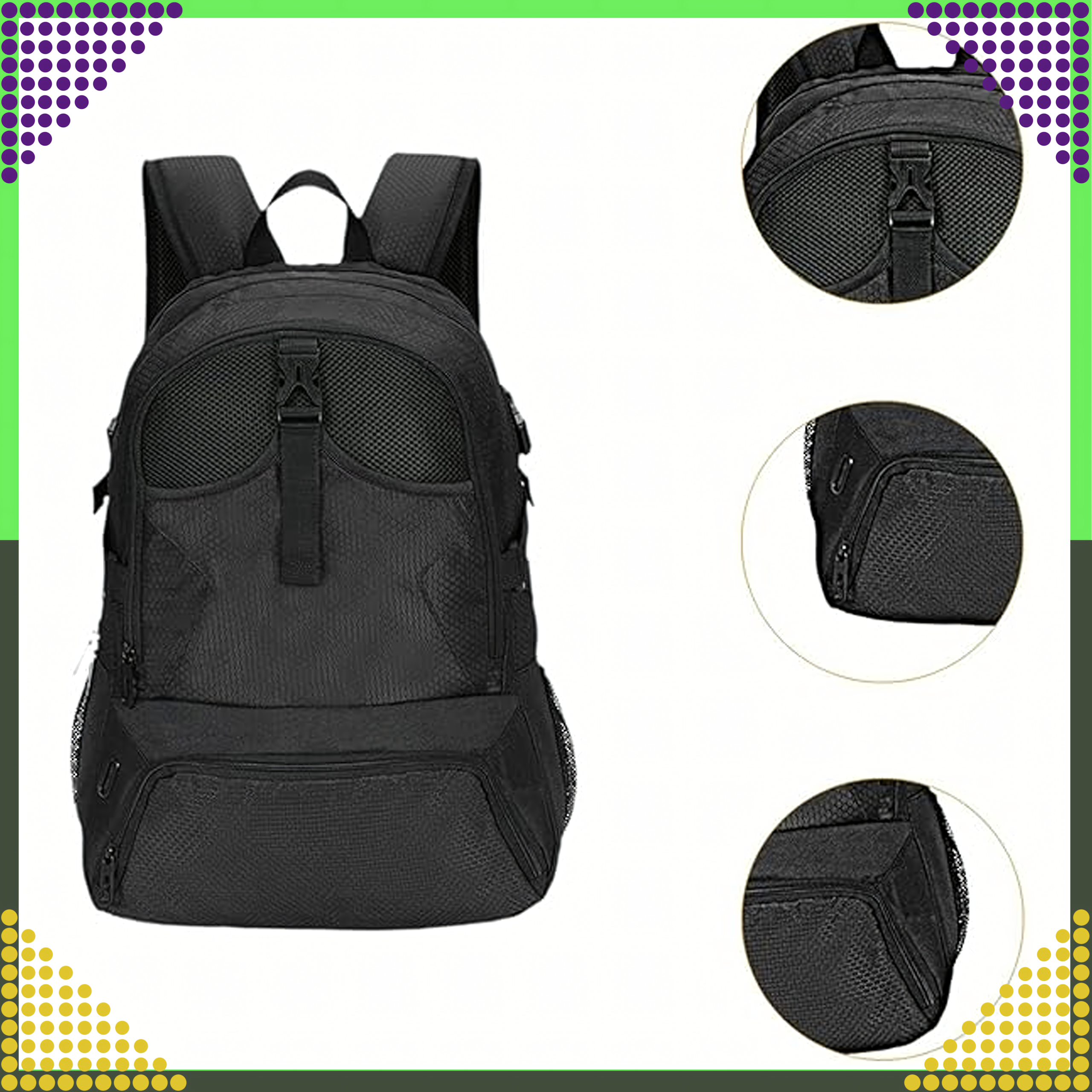 Seljakott treeningkott pallide, jalgpallijalatsite ja korvpalli jaoks