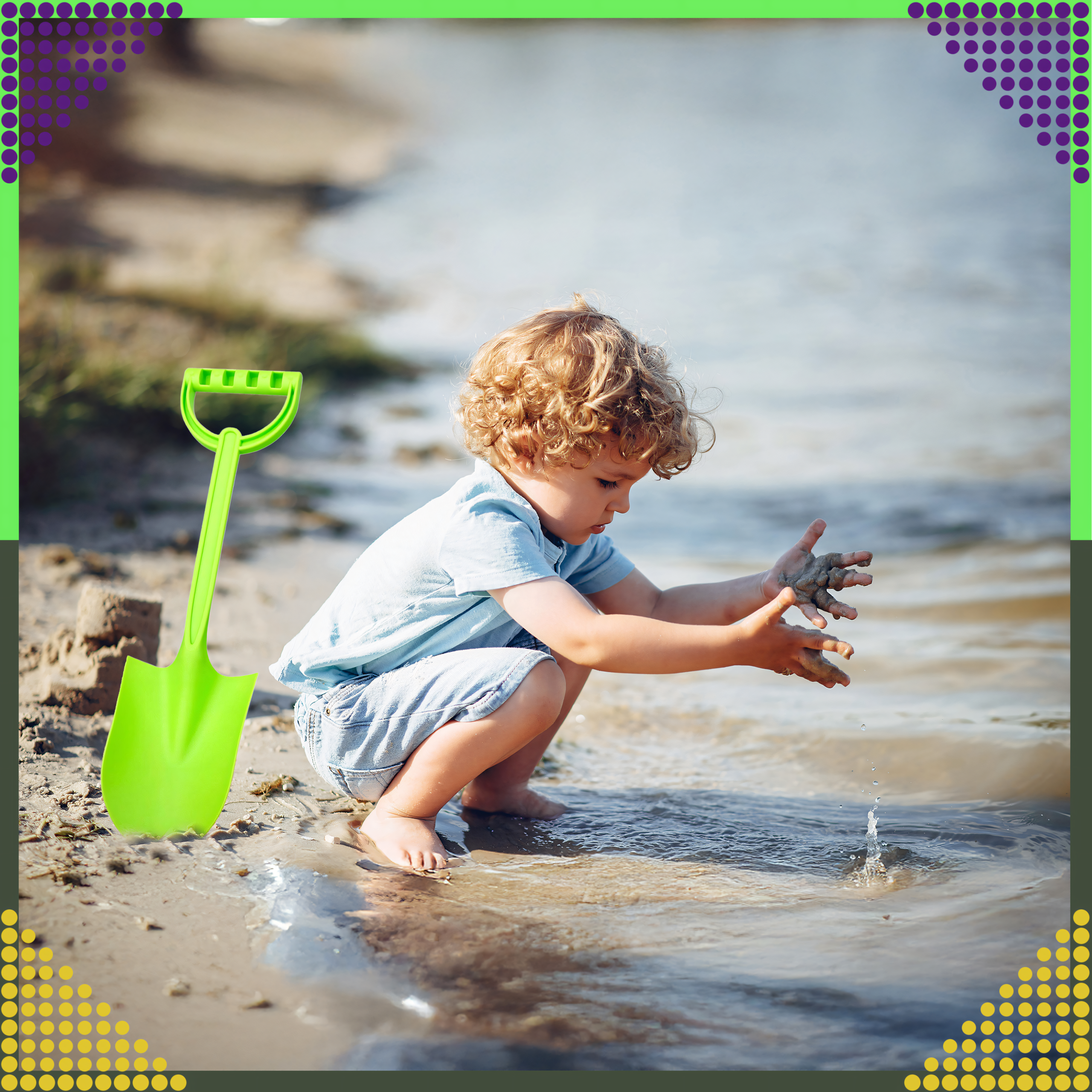 Labidas Liivalabidas rannale Liivakastidele Tugev, suur 51 cm