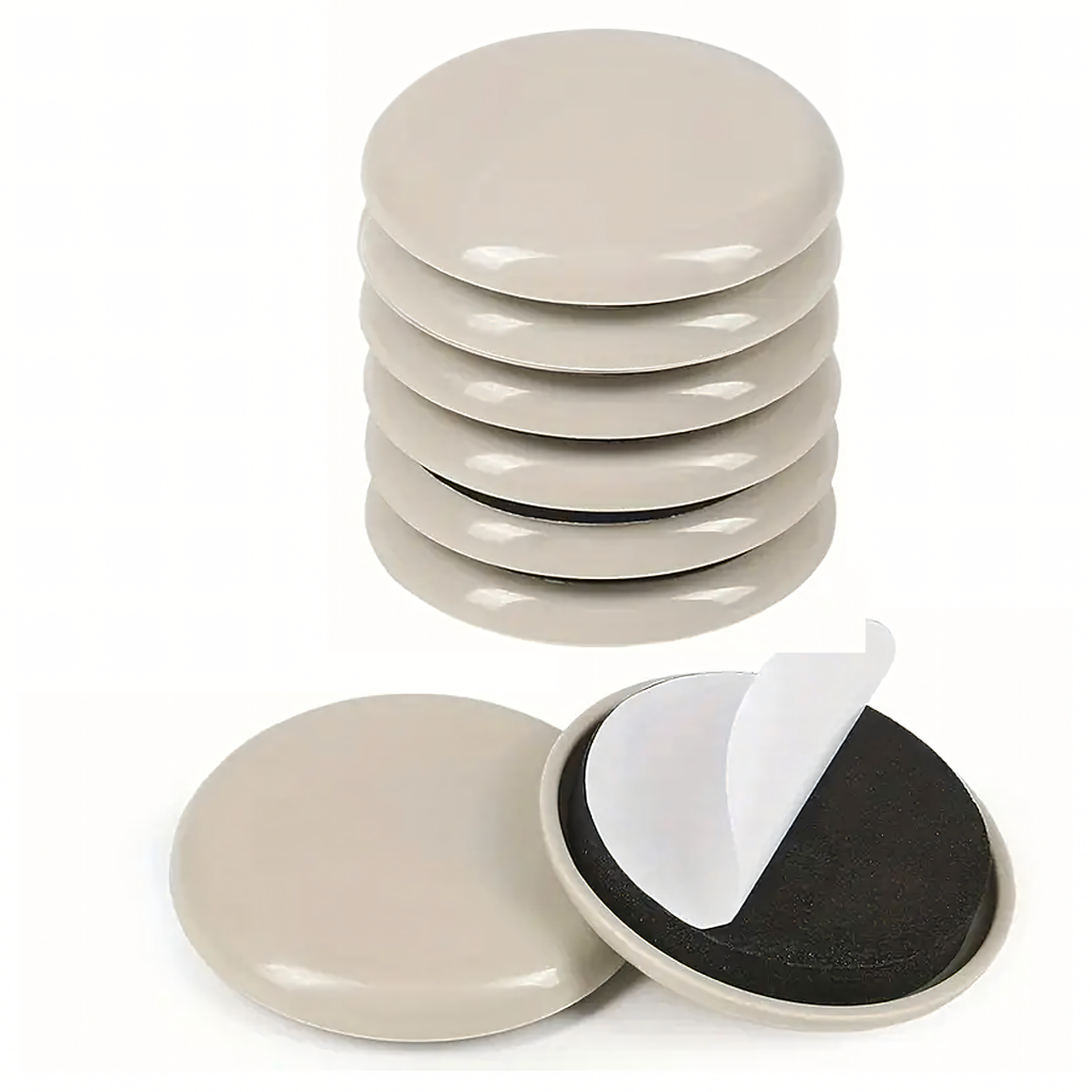 Round Self-Adhesive Glide Pads for Moving Furniture 4.2 cm 8 pcs