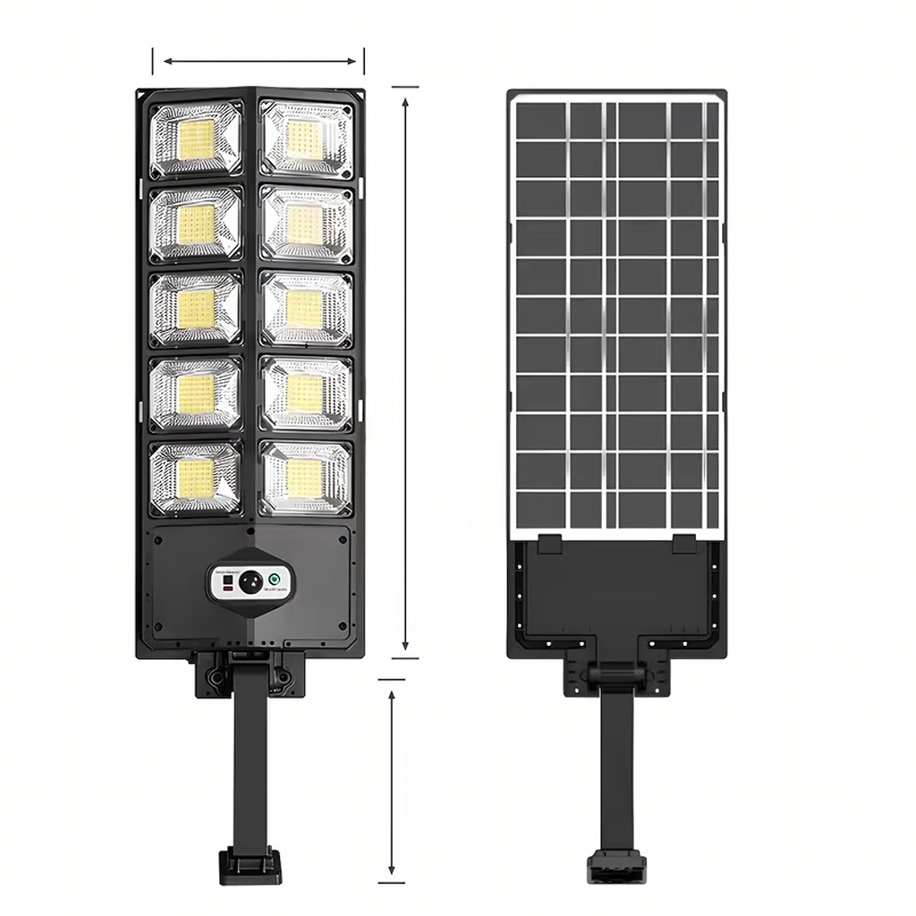 Solar LED Lamp with Motion and Twilight Sensor for Outdoor Garden Use with Remote Control (E7)