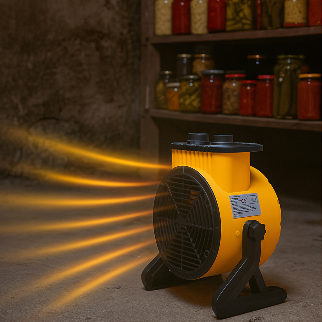 Electric Heater Blower 2kW Farelka Heater Thermostat 2000W