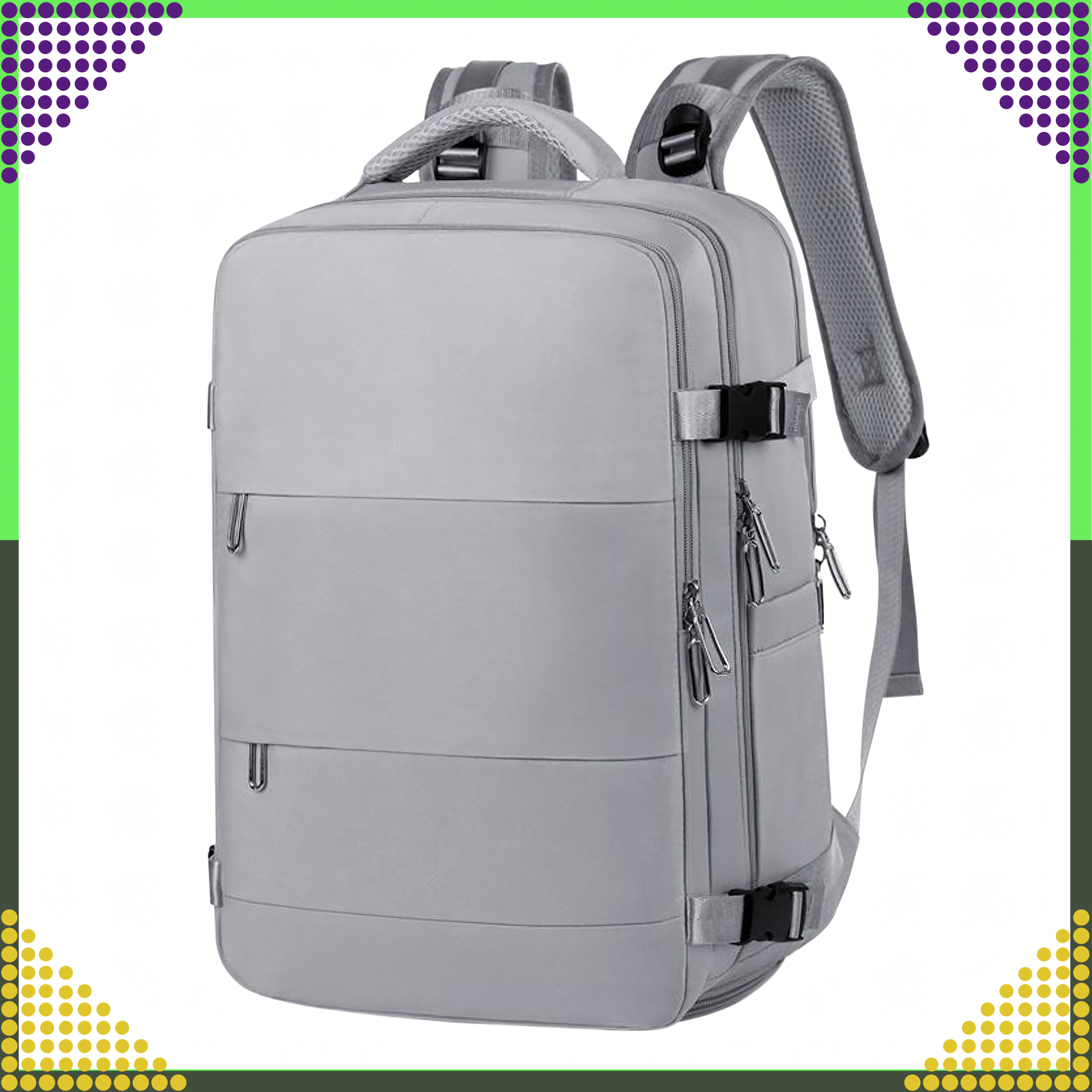 Käsipagasi seljakott lennukisse, tugev ja universaalne sülearvutile 35 L