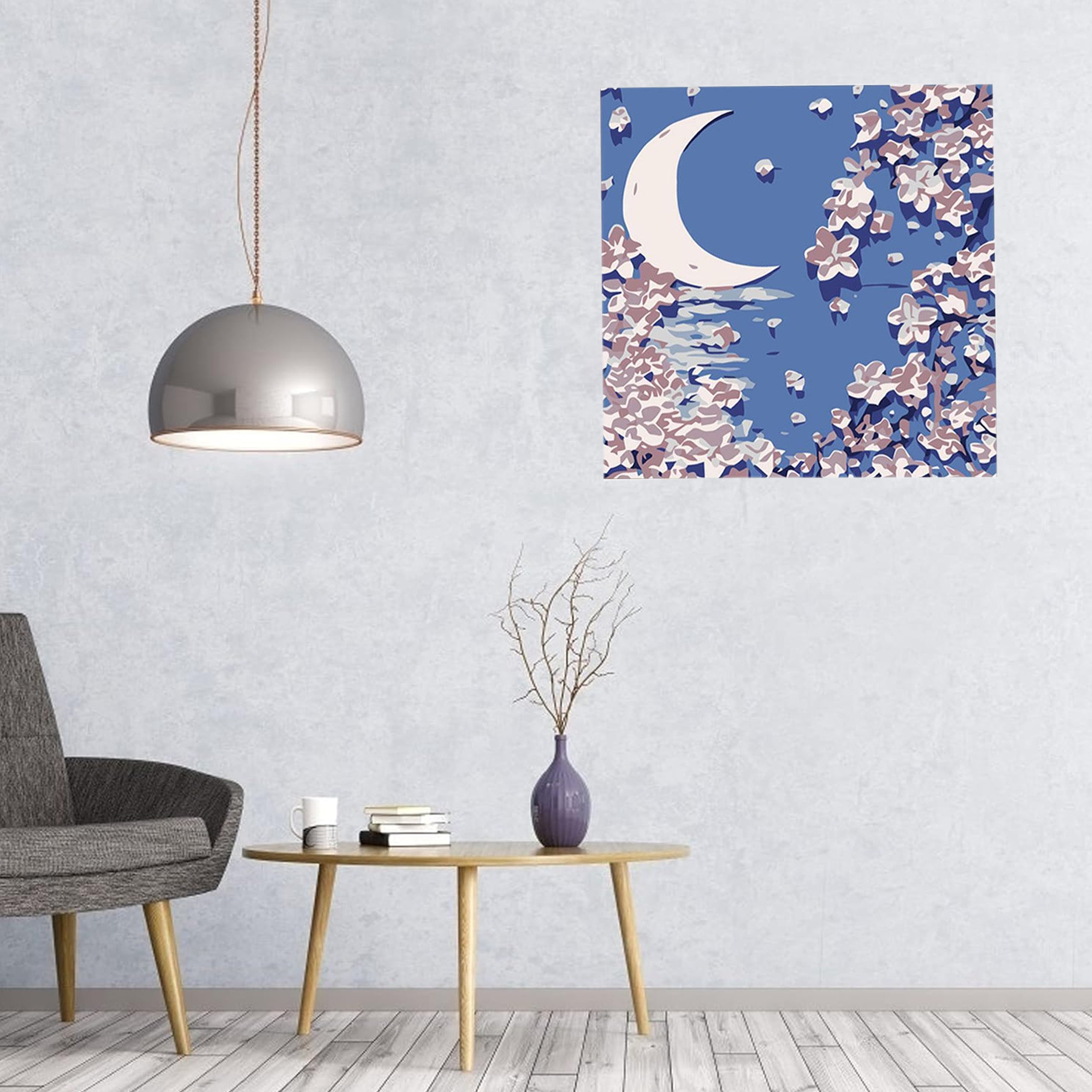 Numbrite järgi maalimise pilt raamiga isetegemise komplekt pintslid värv lõuend 20x20