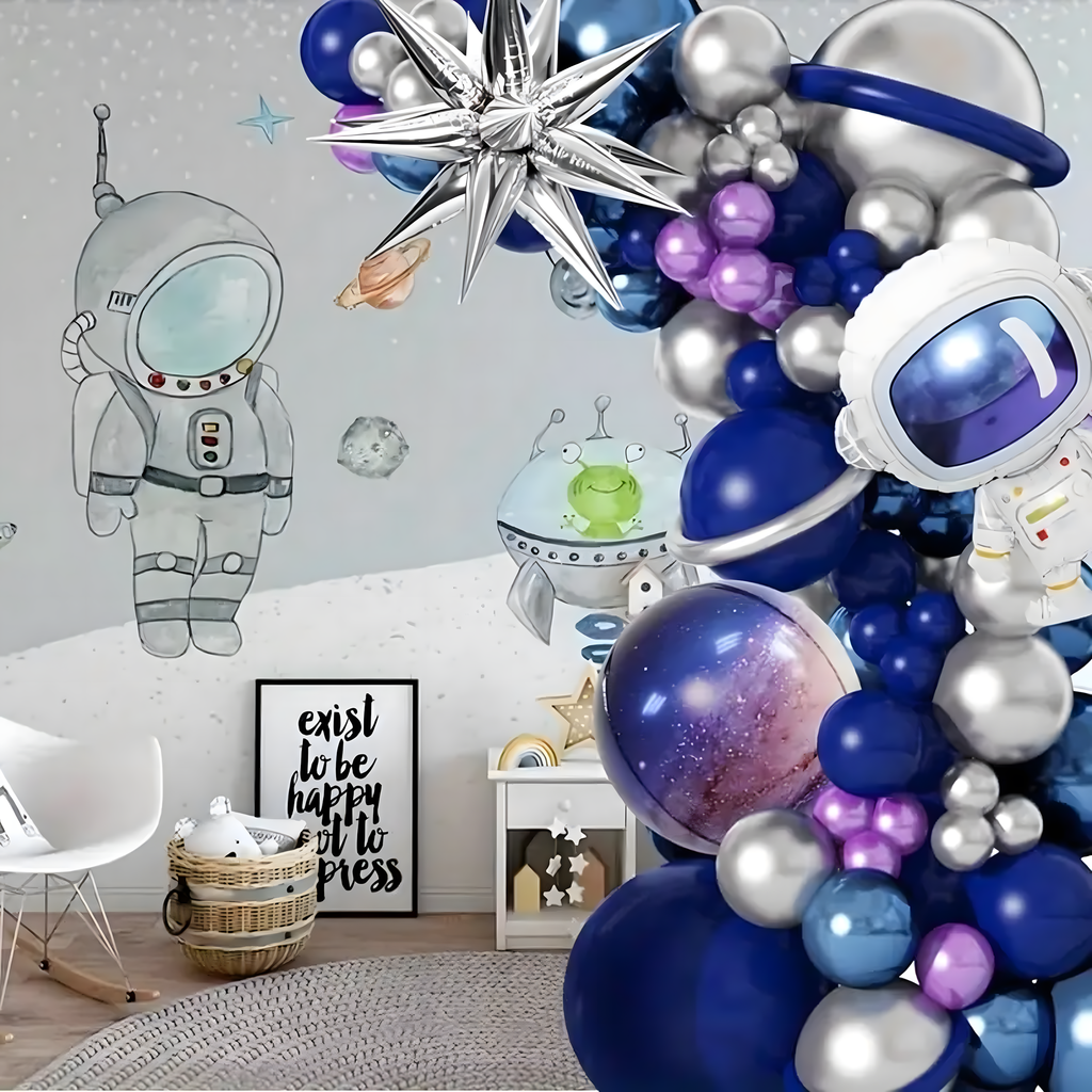 Balloon Garland Set of Balloons for Astronaut's Birthday 108 pcs