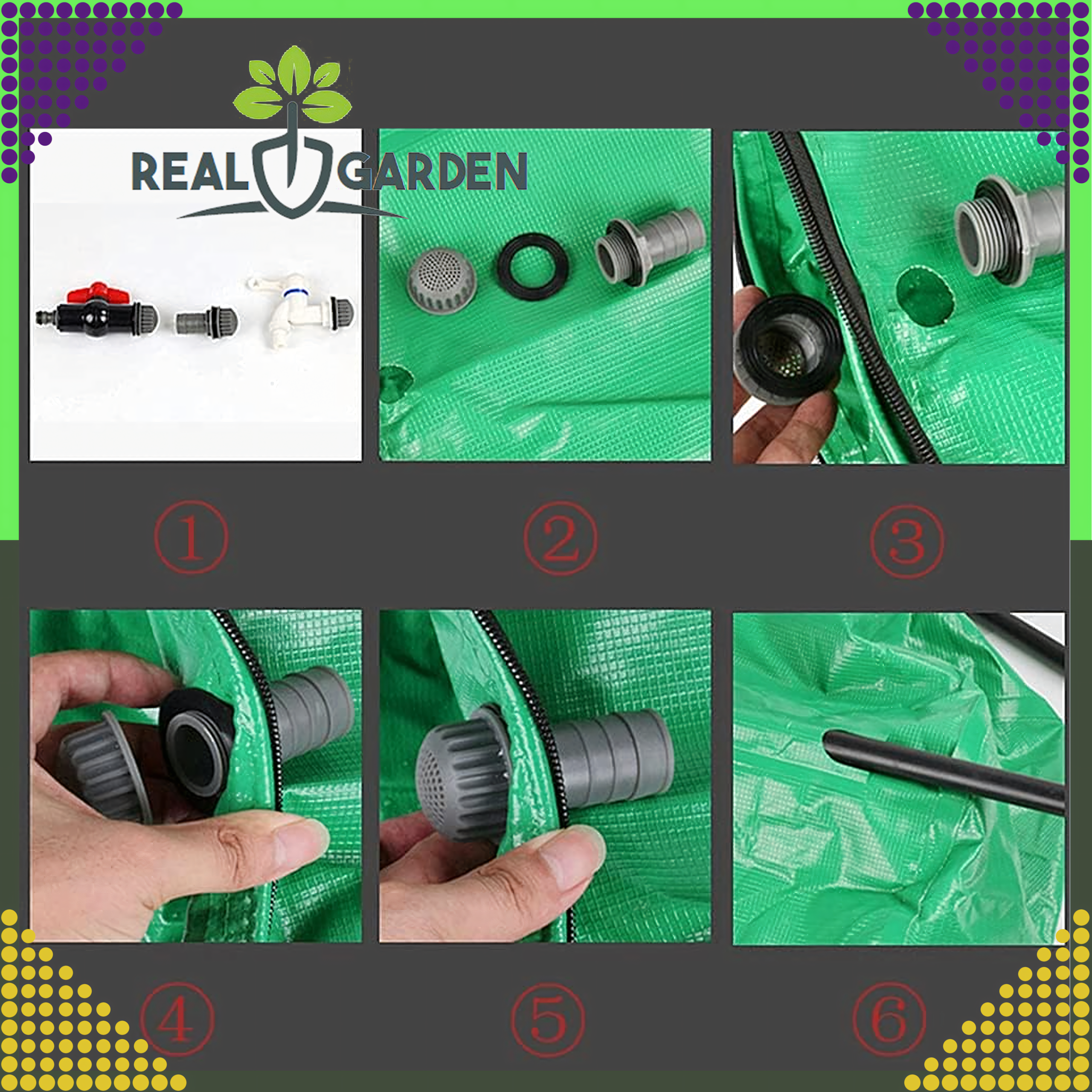 Foldable 100L Rainwater Barrel with Tap
