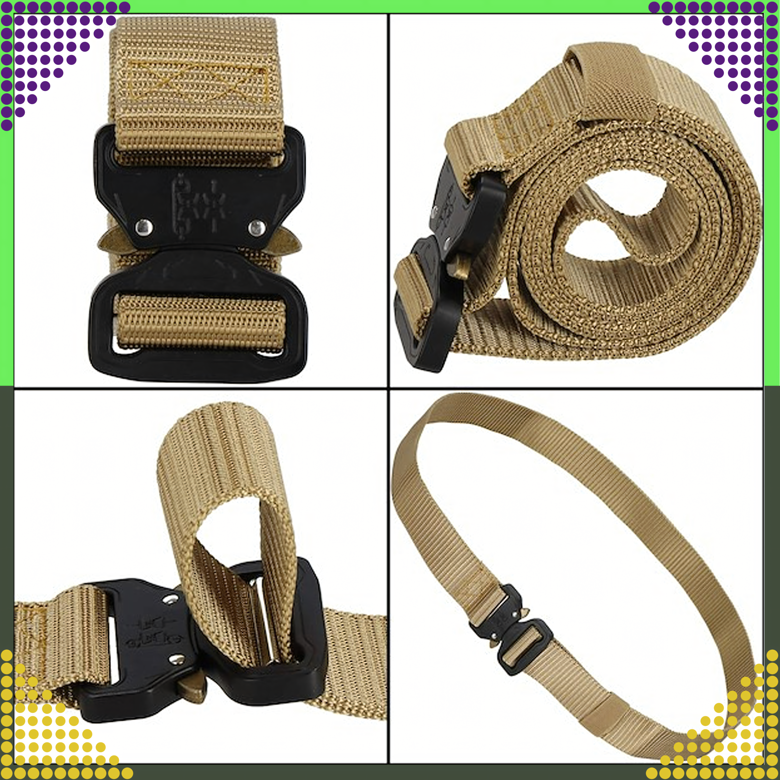 Taktikaline sõjaväeline ellujäämisvöö QR tugev, pükstele