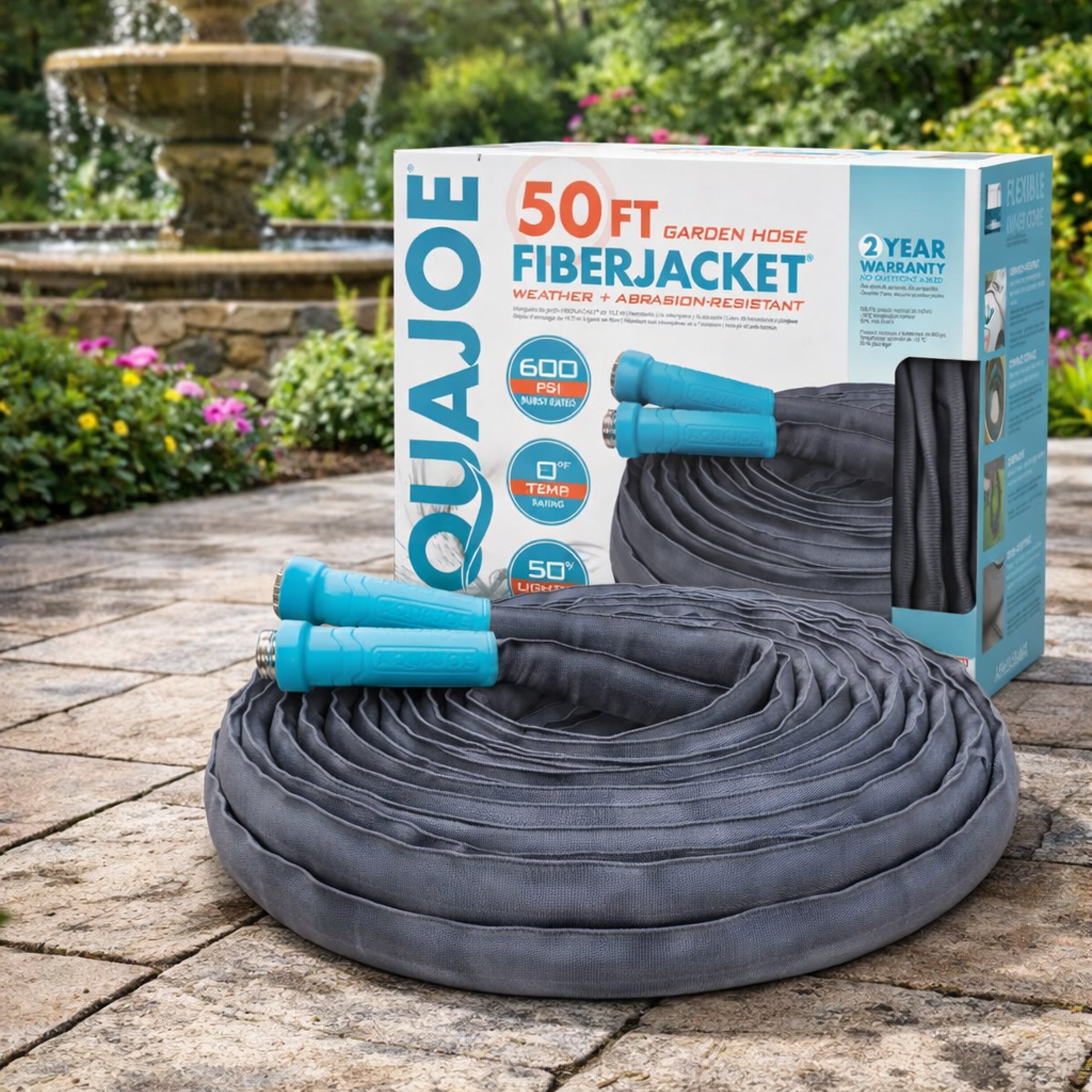 High-Pressure Durable Garden Hose 30 m with Connectors