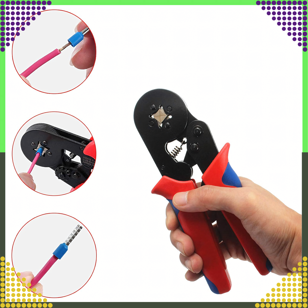 Pressimistangid kaabliotsahülsside jaoks 0.25-10mm²