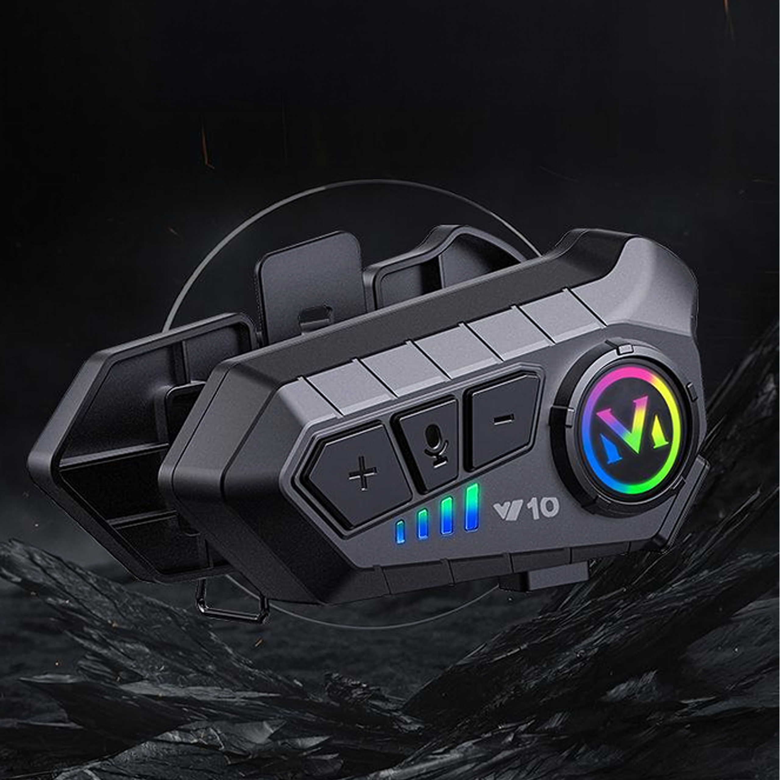 Bluetooth 5.3 mootorratta kiivri peakomplekt