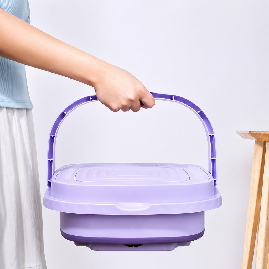 Portable Mini Folding Automatic Washing Machine 8L for Travel and Camping