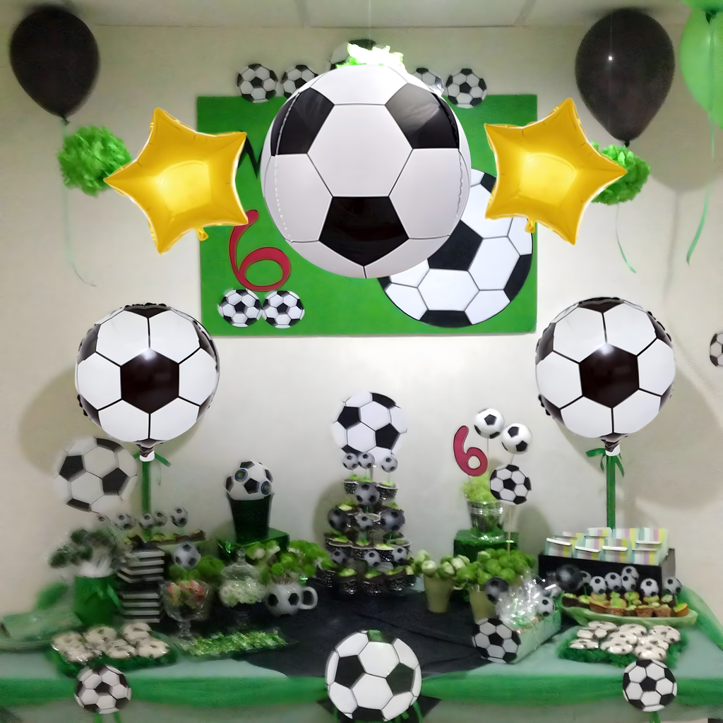 Jalgpalli õhupallide komplekt sünnipäevapeoks, pall 5 tk