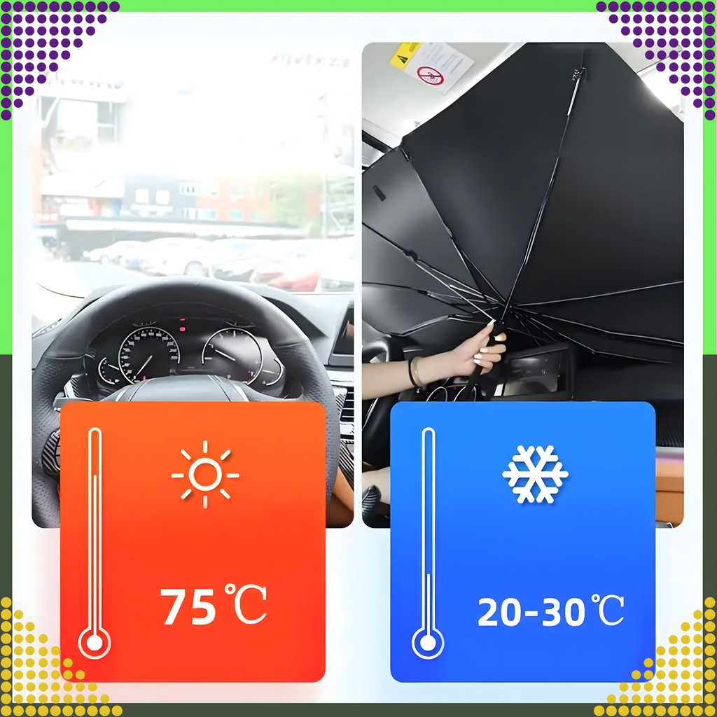 Auto akna päikesesirm UV-kaitsega suur 78x140