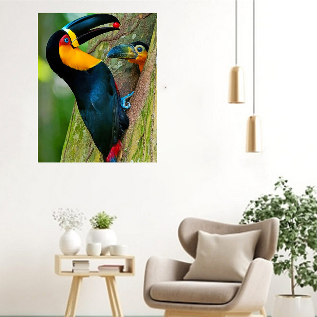 Numbrite järgi maalimise lõuend raamiga isetegemise komplekt pintslite ja värvidega 40x50