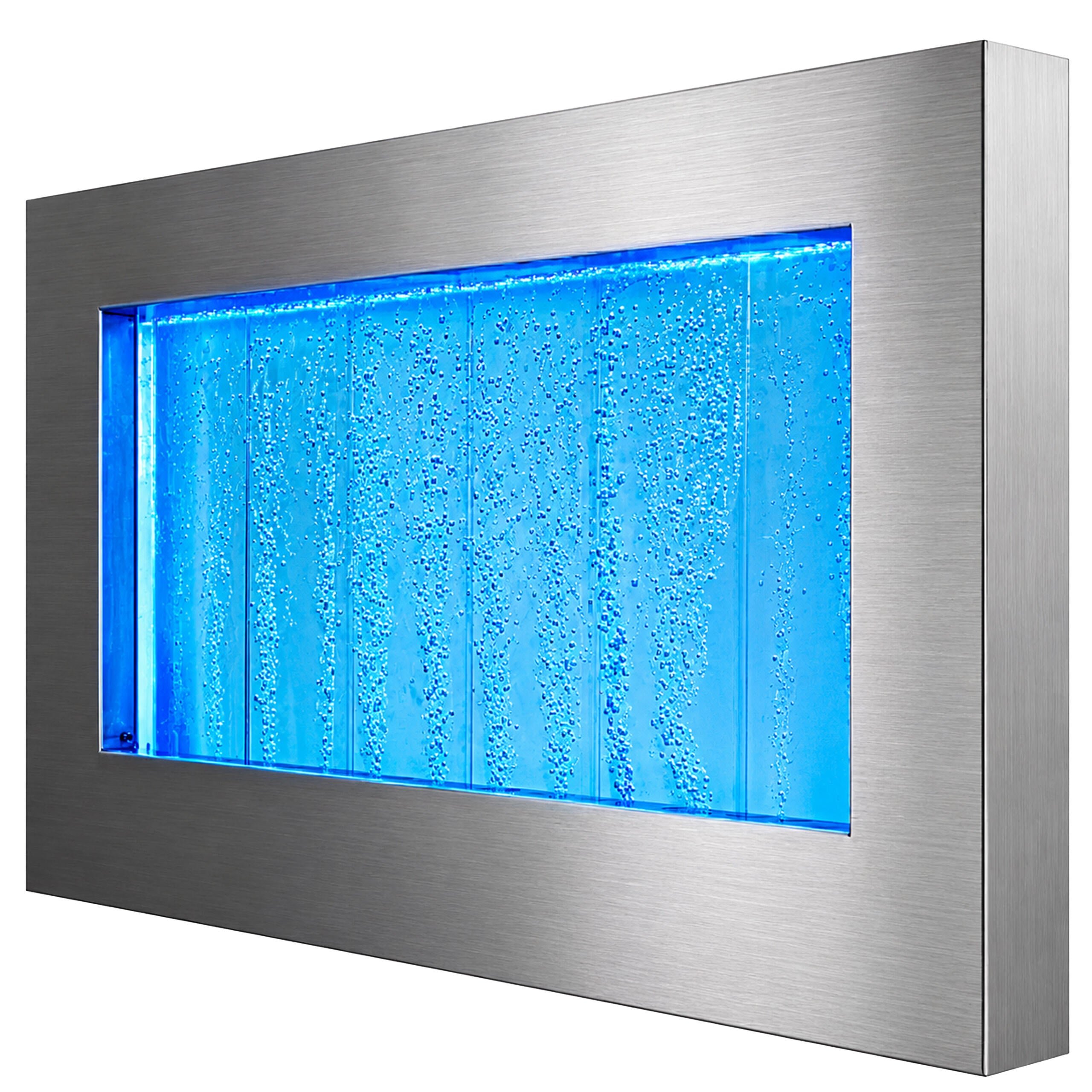 Hanging Water Bubble Wall Fountain with LED RGB Colors 95x55x11.5cm