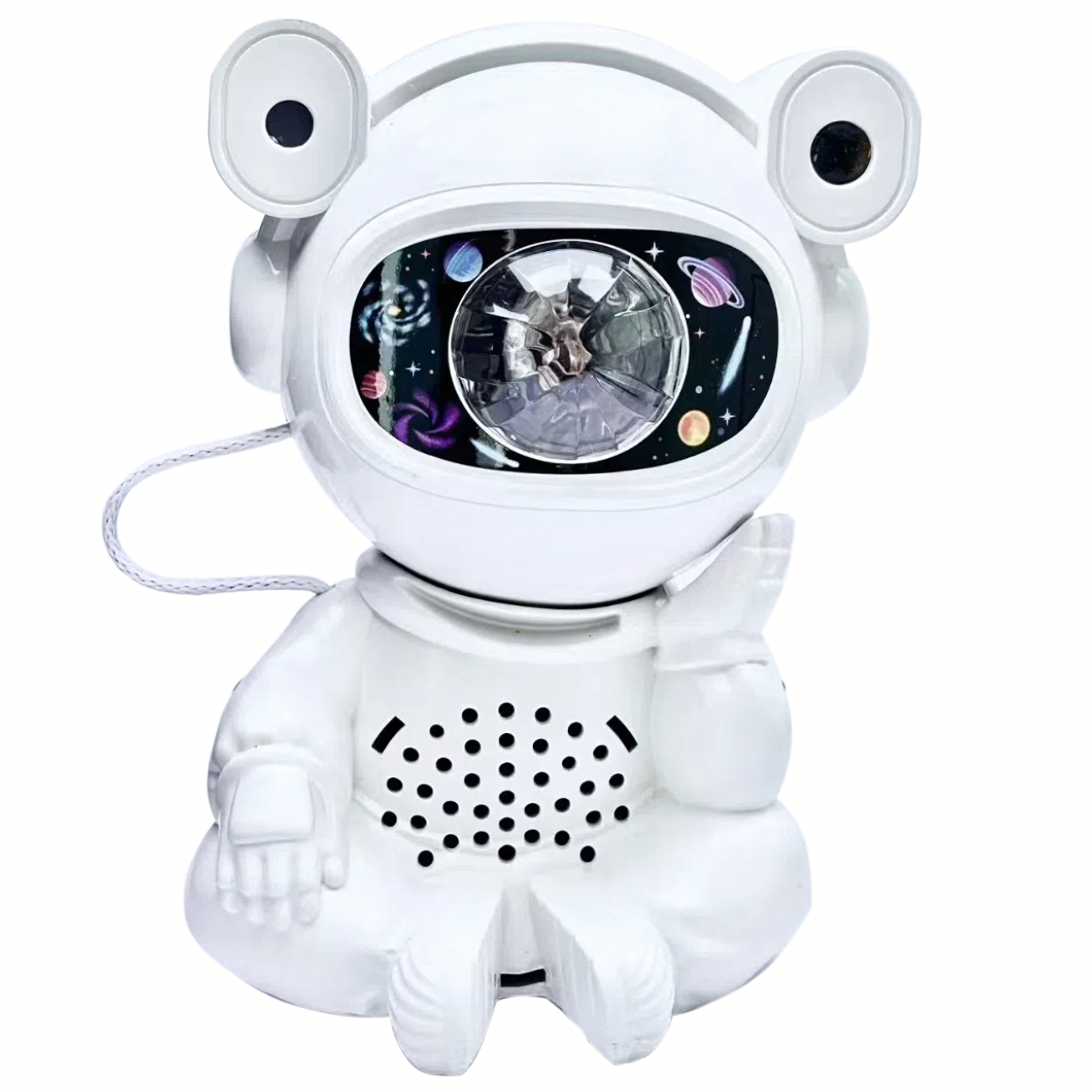 Astronaut Täheprojektor Öölamp Projektor Lastele Kosmos USB Kaugjuhtimispult