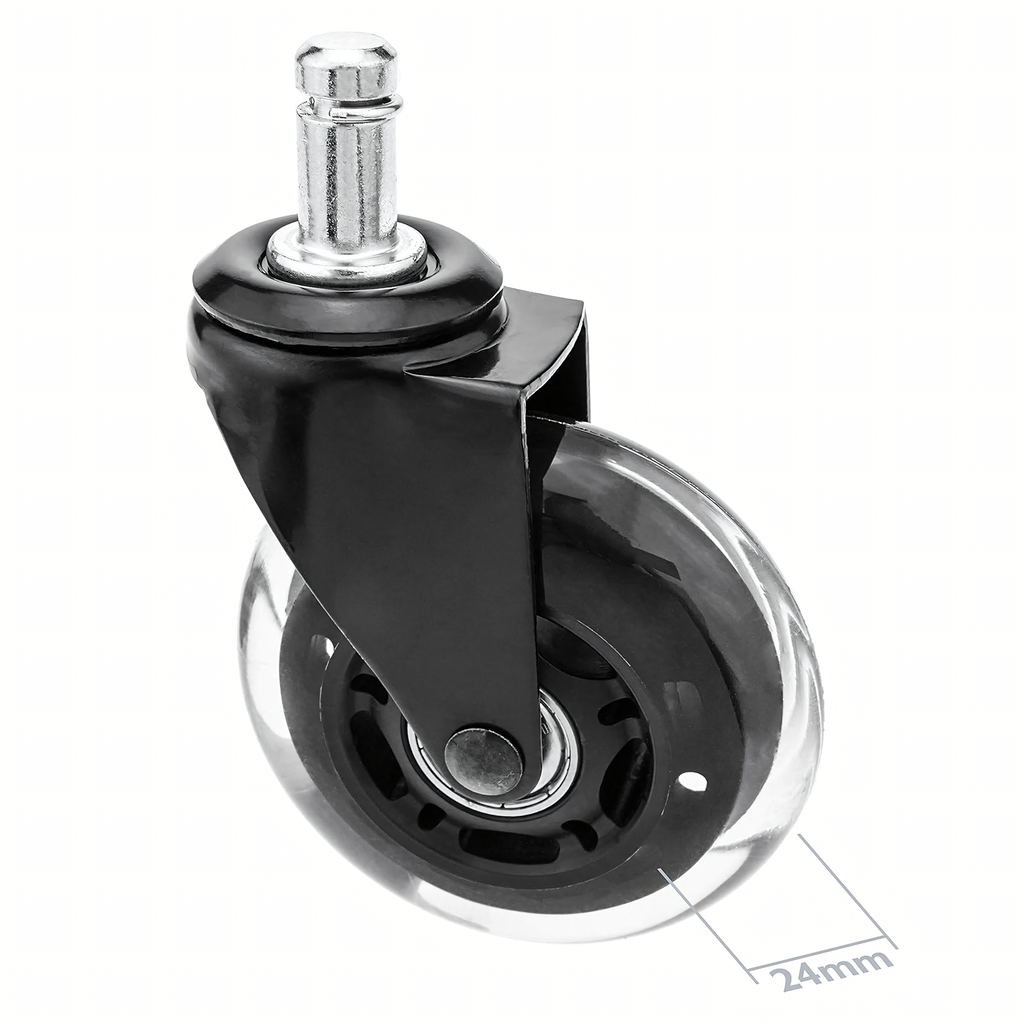 Ratastega kontoritooli ratastega tooli ratas, kumm, kautšuk, laagritega