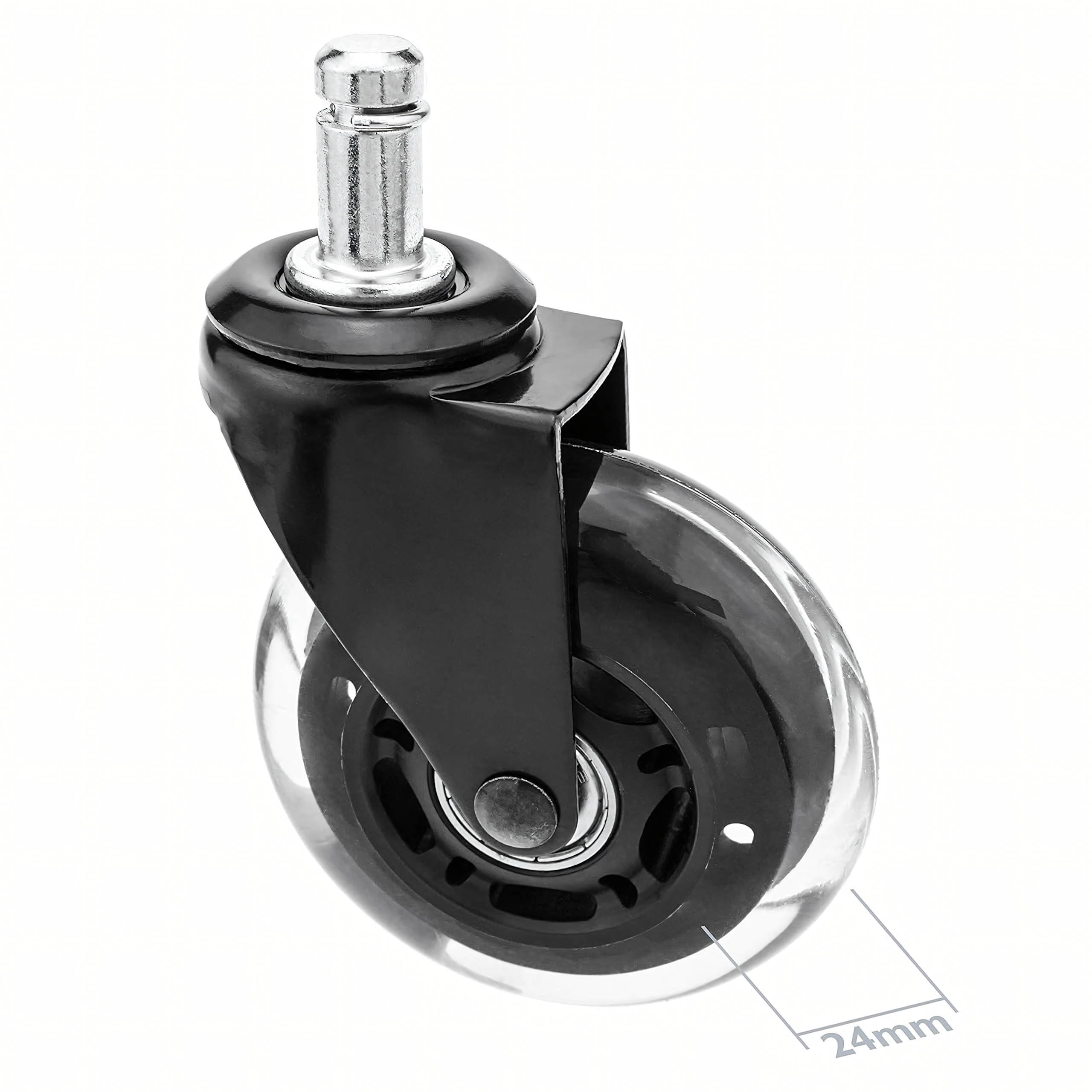 Ratastega kontoritooli ratastega tooli ratas, kumm, kautšuk, laagritega