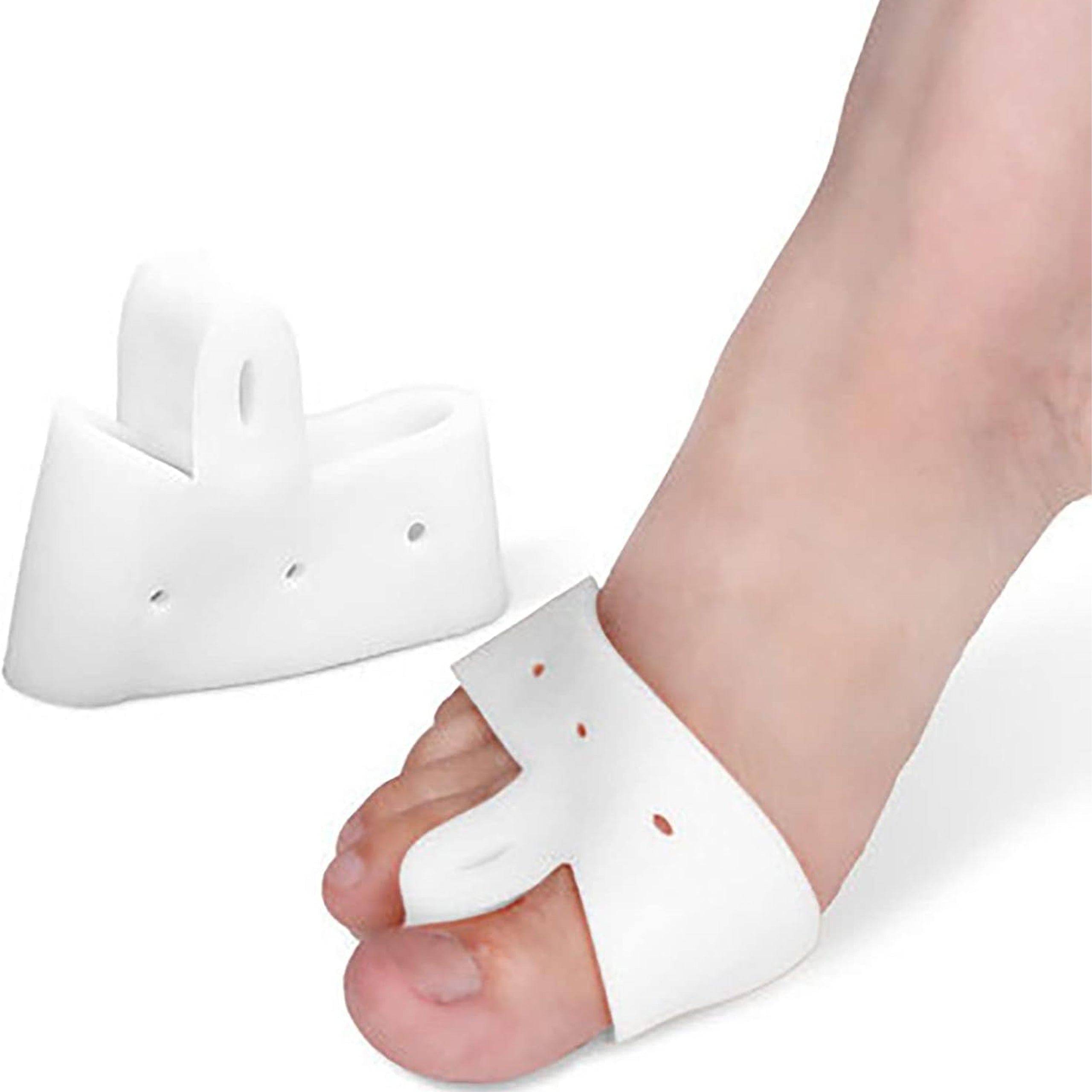 Silikoonist kiil kattega Halluxy halluxi eraldaja komplekt 2 tk