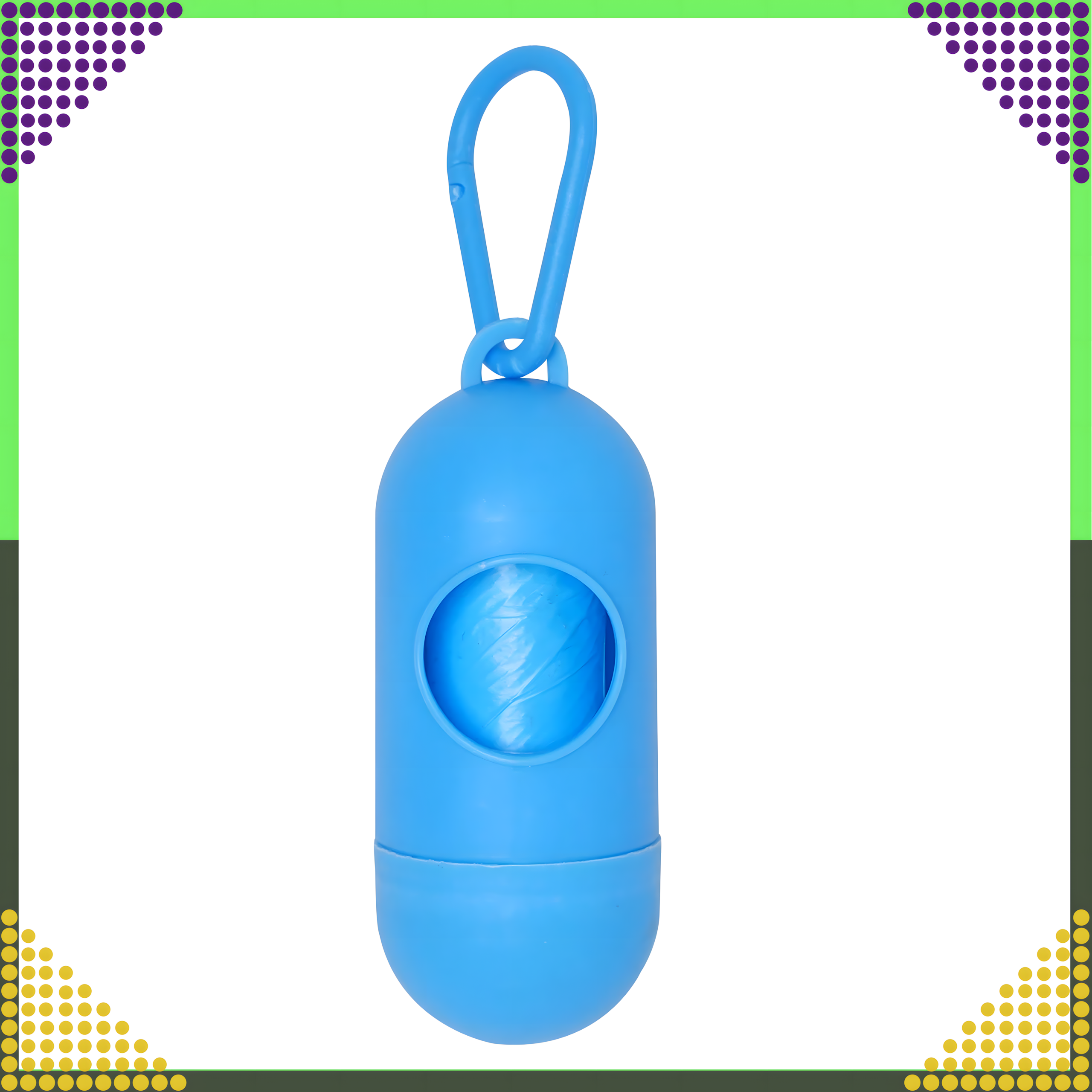 Konteinerkarp koerakaka kottide jaoks, universaalne