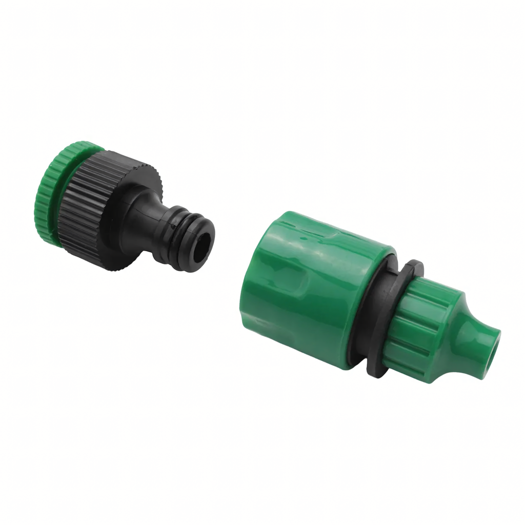 Garden Water Curtain Irrigation System Set with 15 Sprinklers 15m 15 pcs