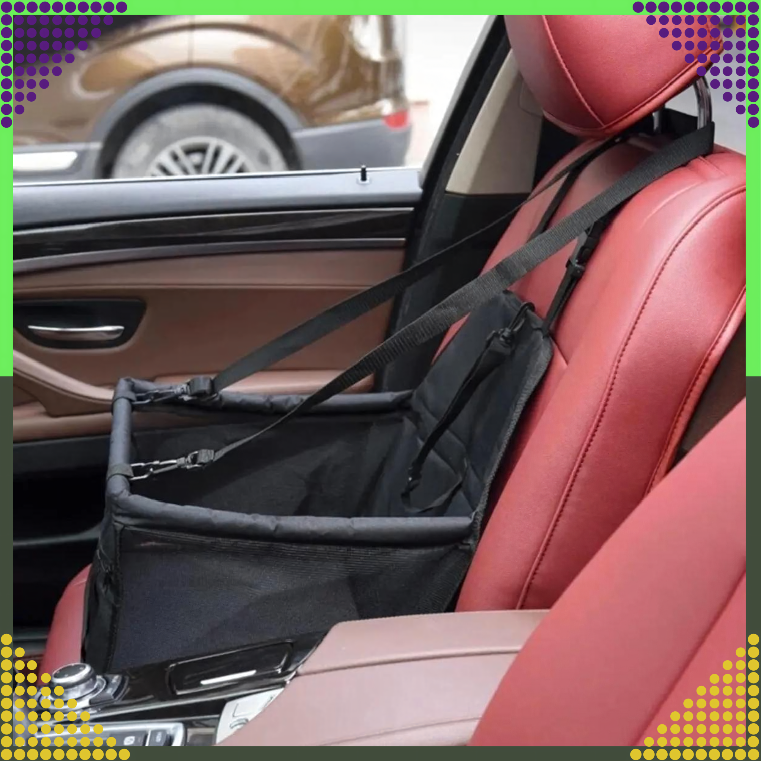 Koera ja kassi kandekott-autoistme matt