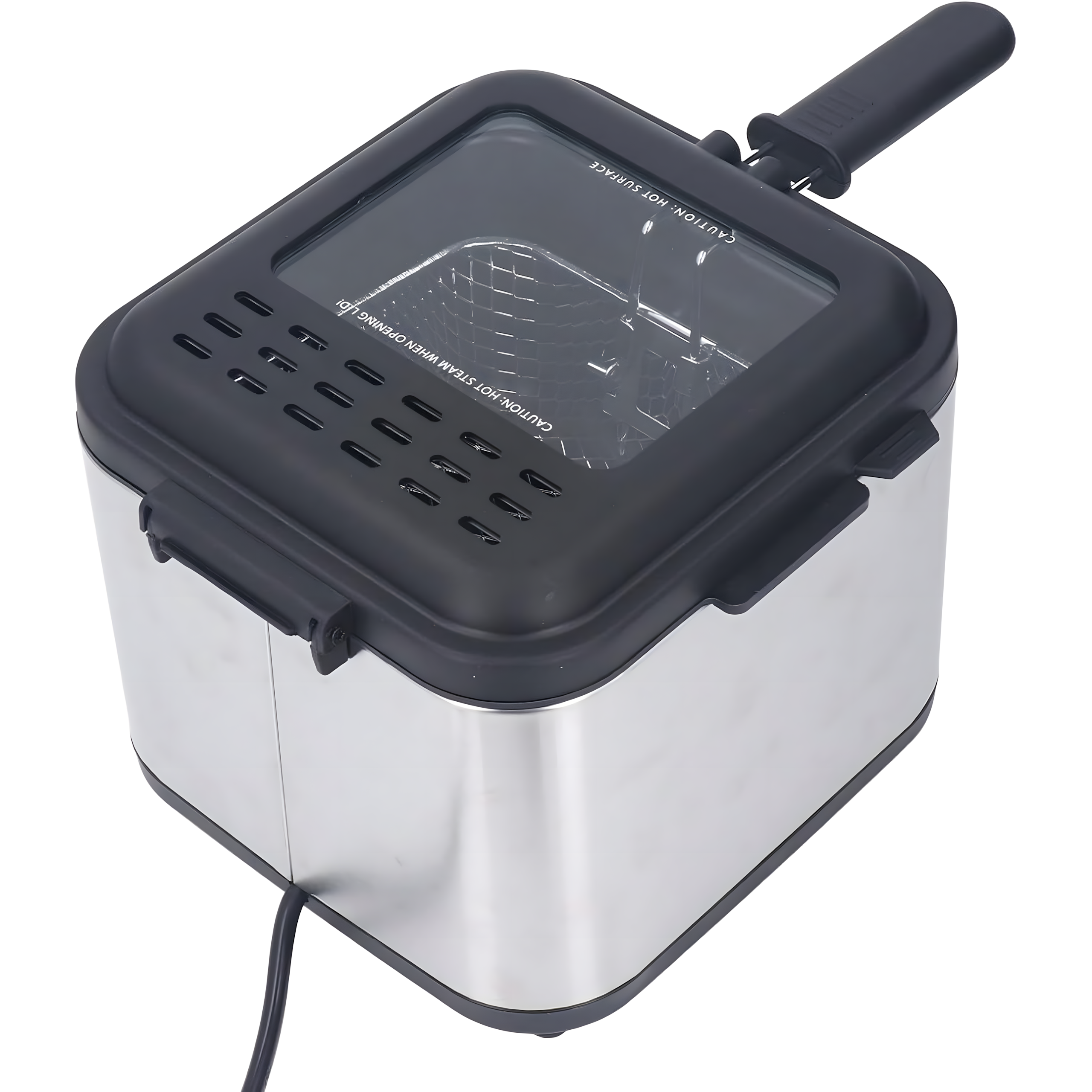 Traditional Oil Fryer 2.5L for Fries and Fish, Powerful 1000W