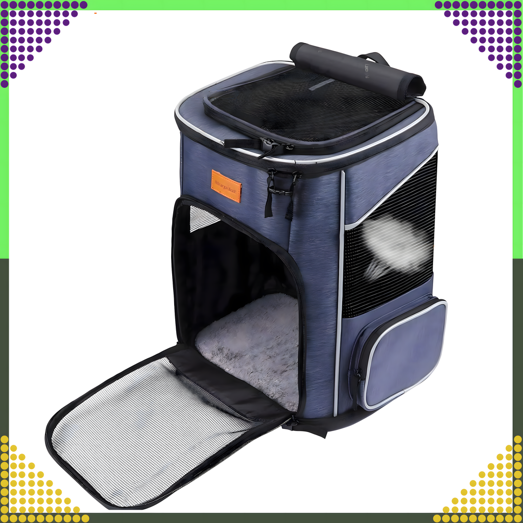 Seljakott kassile ja koerale, õhutatav transpordikott, suur loomakandja