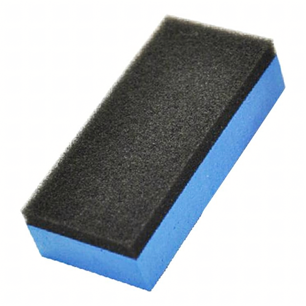 Cube applicator for applying quartz coatings, ceramics and waxes