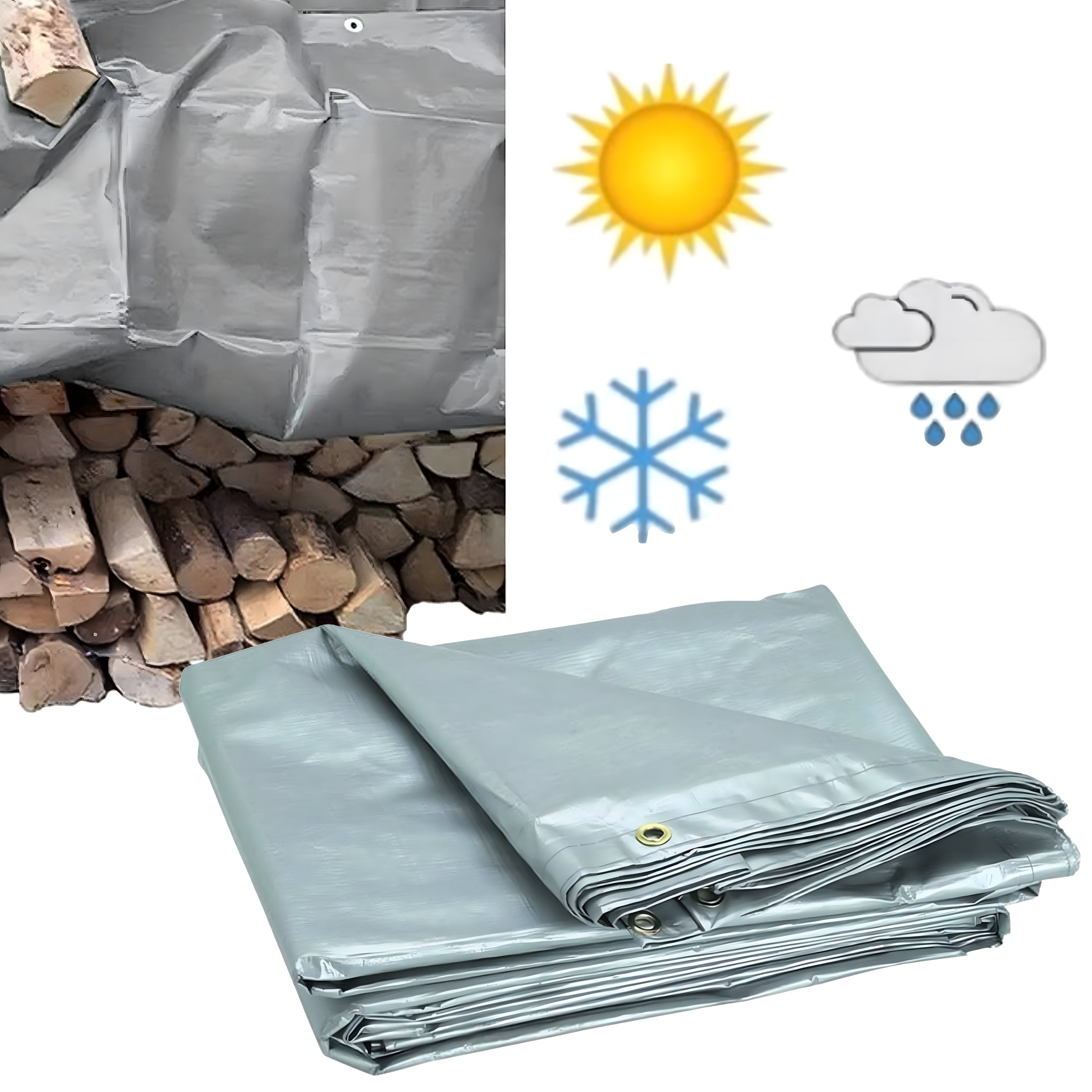 UV Protective Tarp Sheet 4x6m 120g Strong Universal Cover