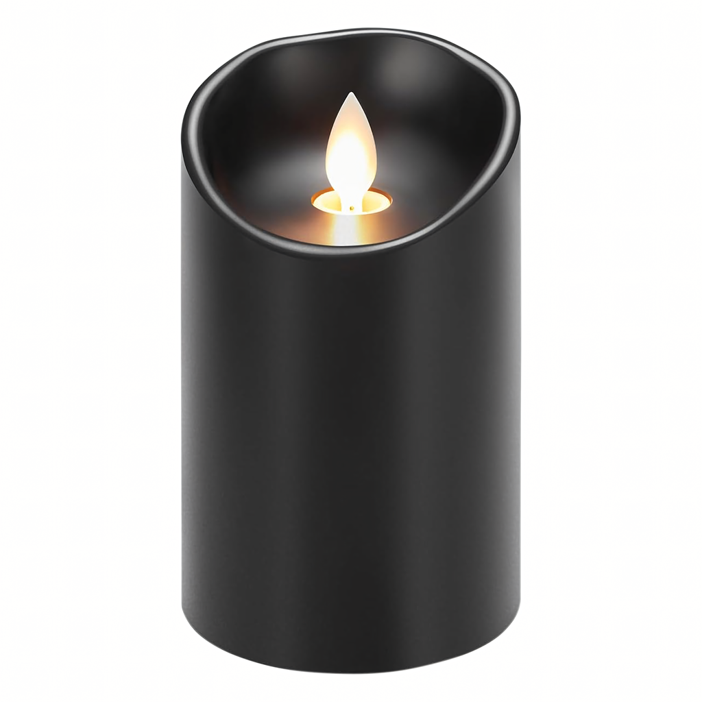 120x Küünlasisu Patareitoitel küünal Led-küünal 12.5 cm Leegi efekt