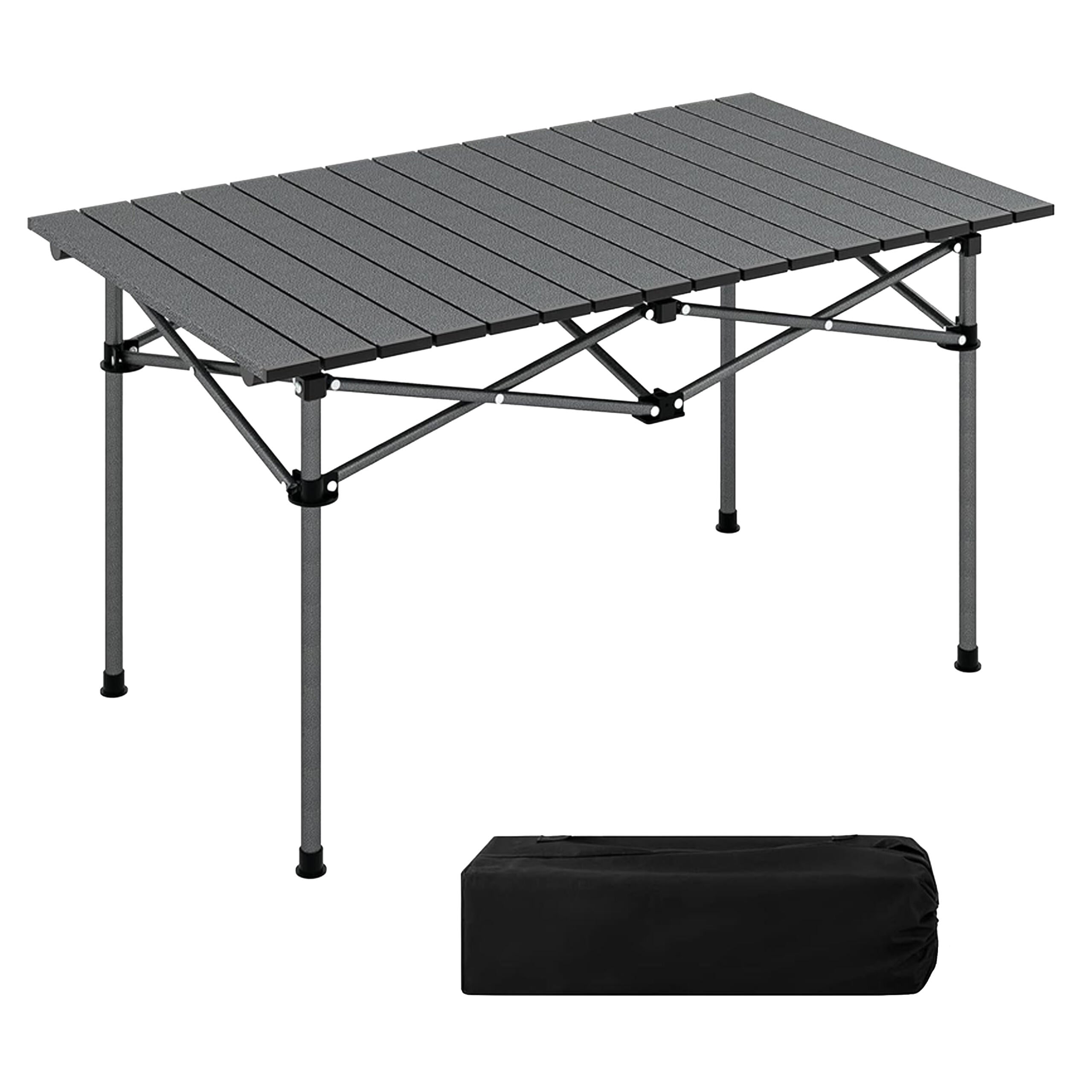 Folding Travel Camping Garden Table with Carry Bag 95x55x50 cm