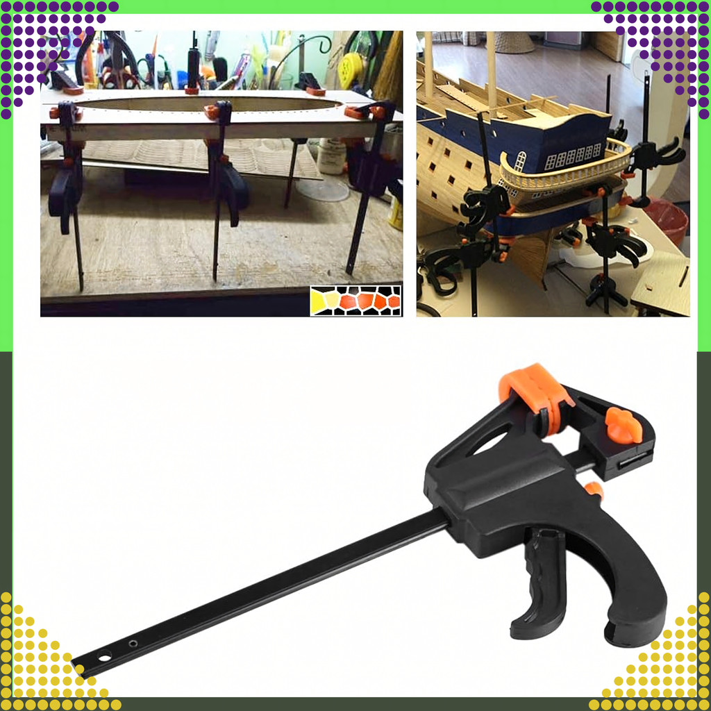 4" Carpenter Clamp One-Handed Strong Model Clamp