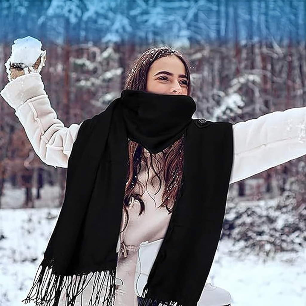 Soojendav sall, soojendusega talvesall, sallisoojendi, USB akupangaga