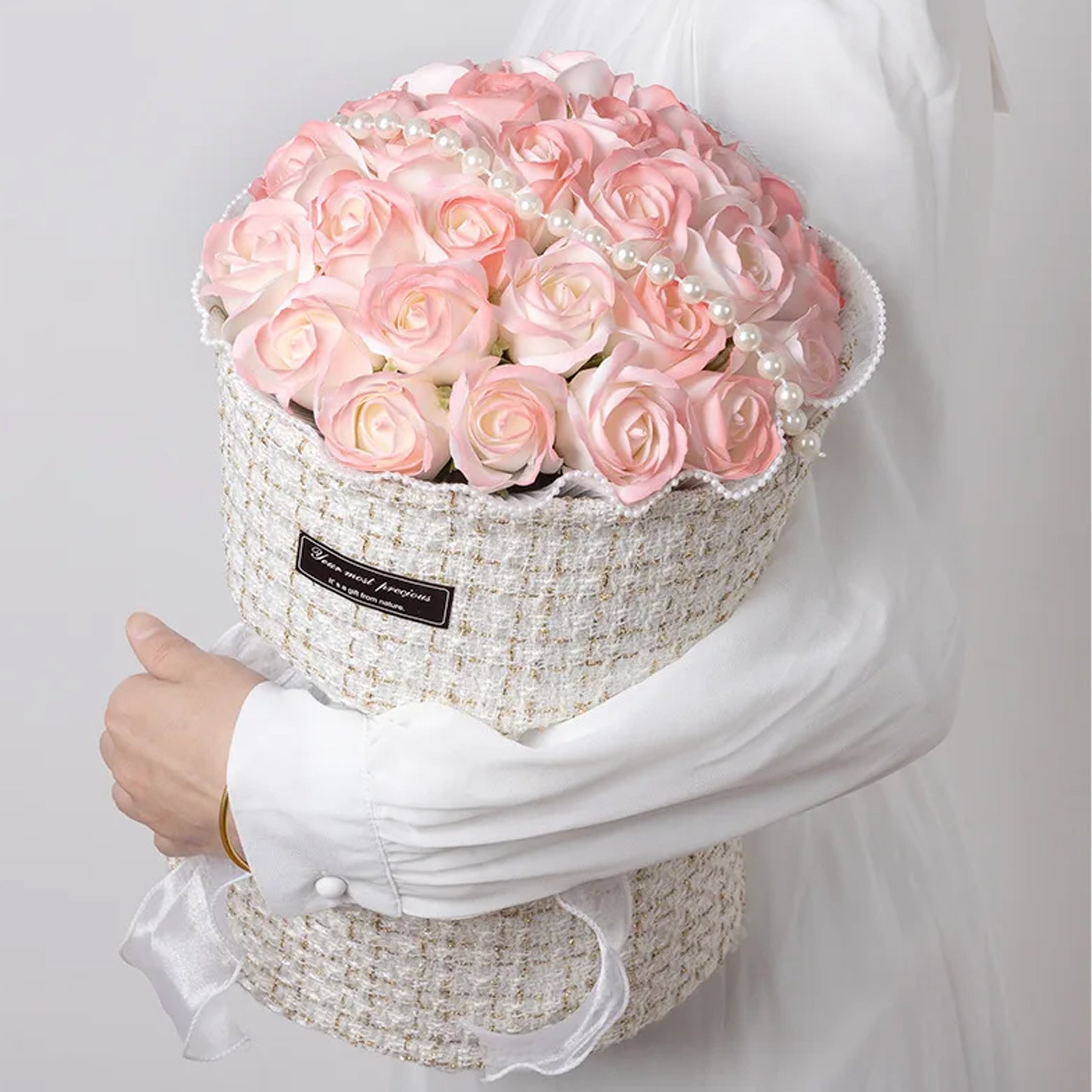 Roosiseepide roosa LED komplekt sõbrapäevaks, naistepäevaks, kingituseks või sünnipäevaks