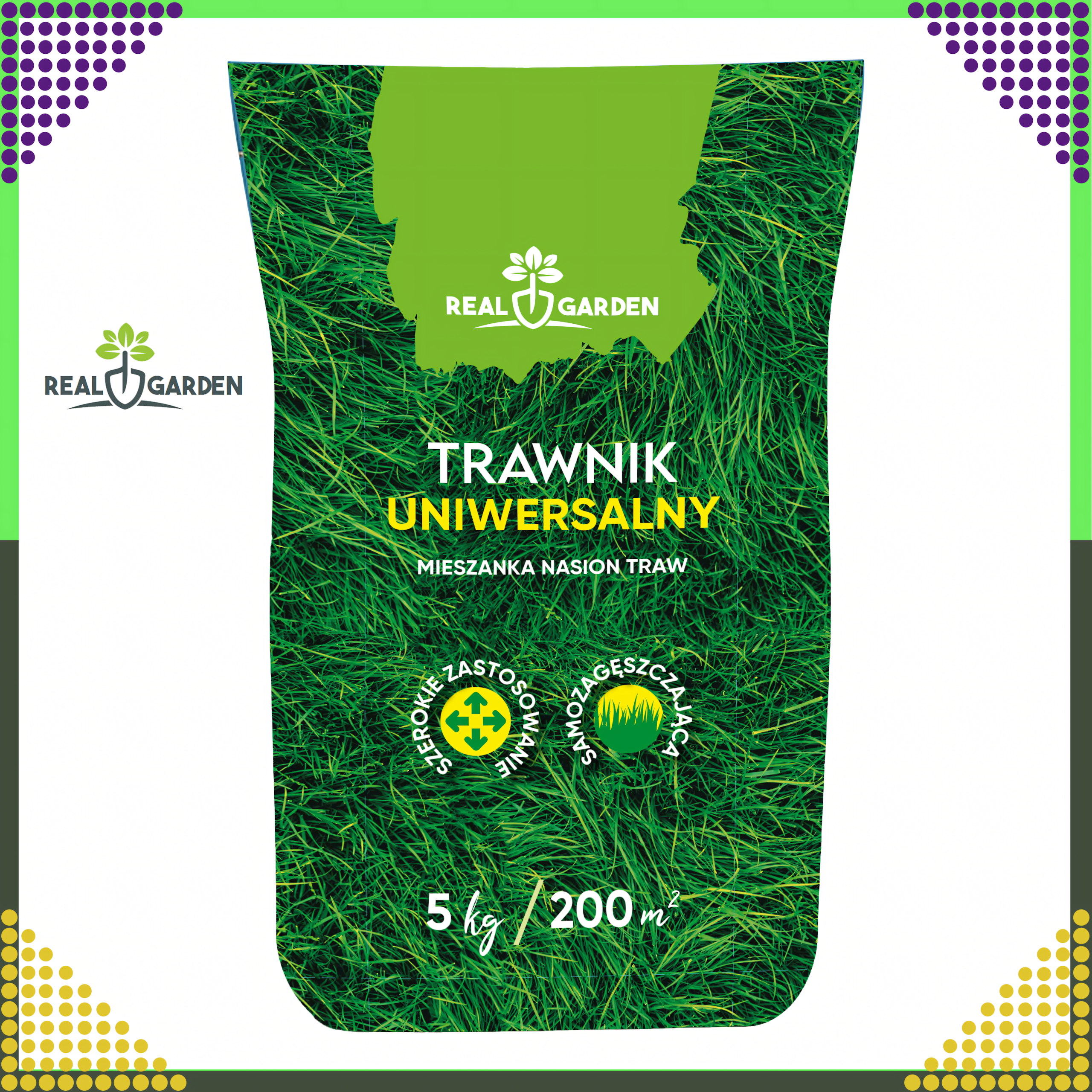 Universal Dense Grass Seed Mix 5 kg for 200 m²
