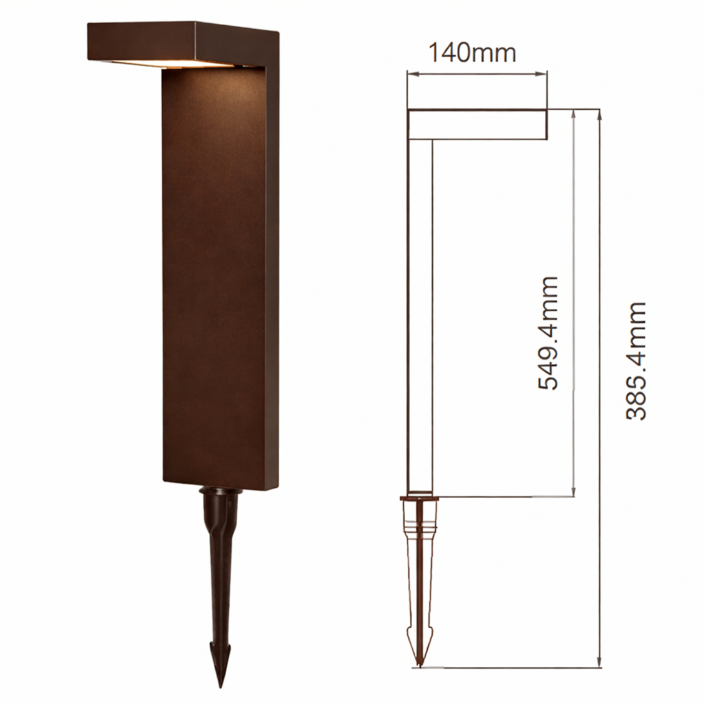 Päikese LED aiavalgustid maapiigiga hämarikuanduriga 55cm 2 tk