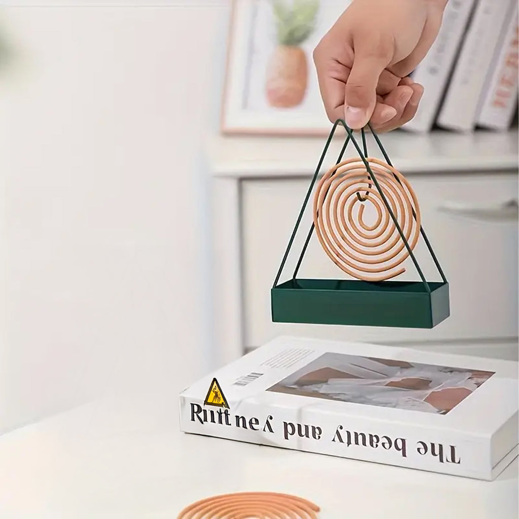 Stand Holder Container Stand for Spiral Mosquito Incense Spool